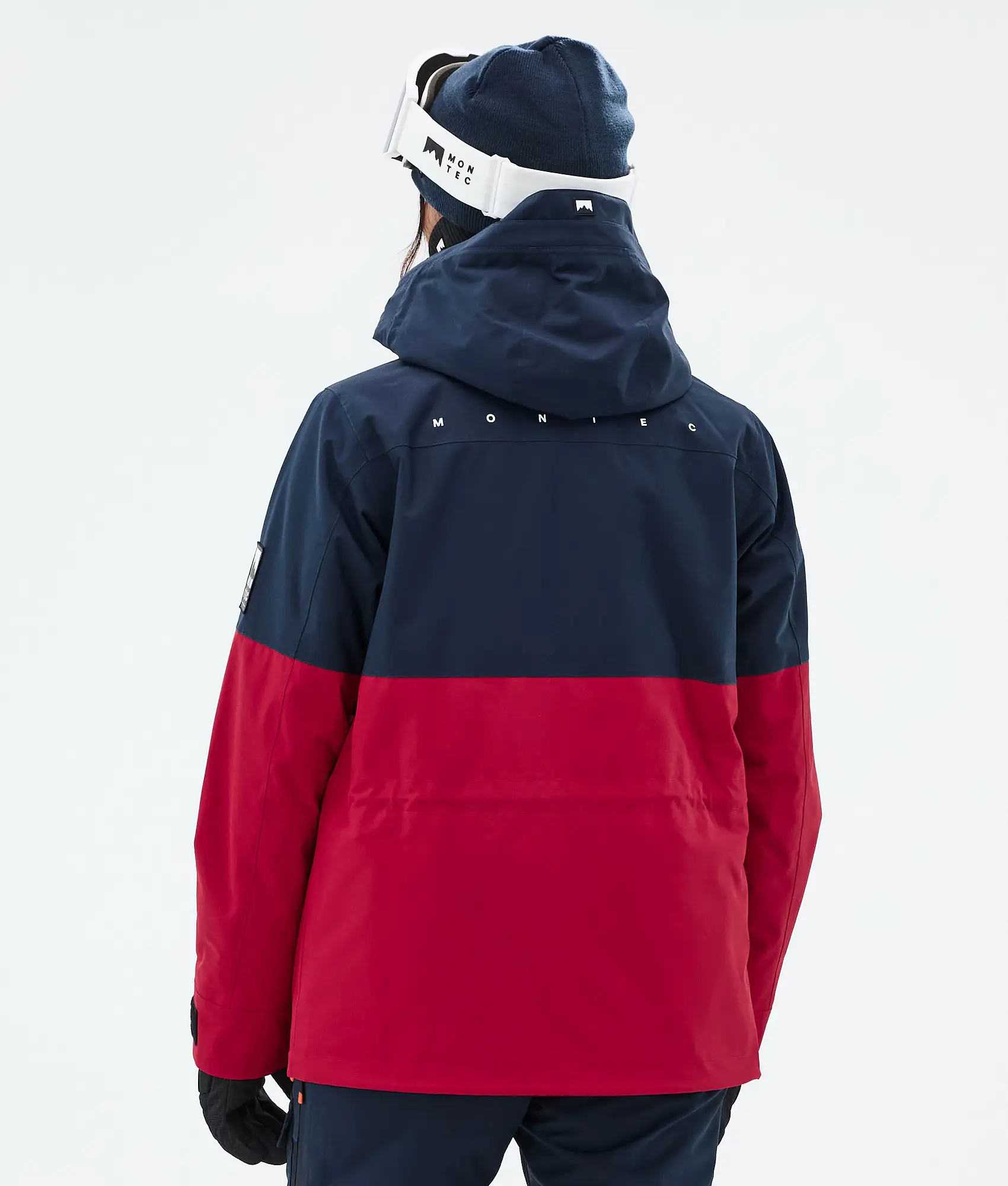 Doom W Ski Jacket Women Dark Blue/Black/Deep Red
