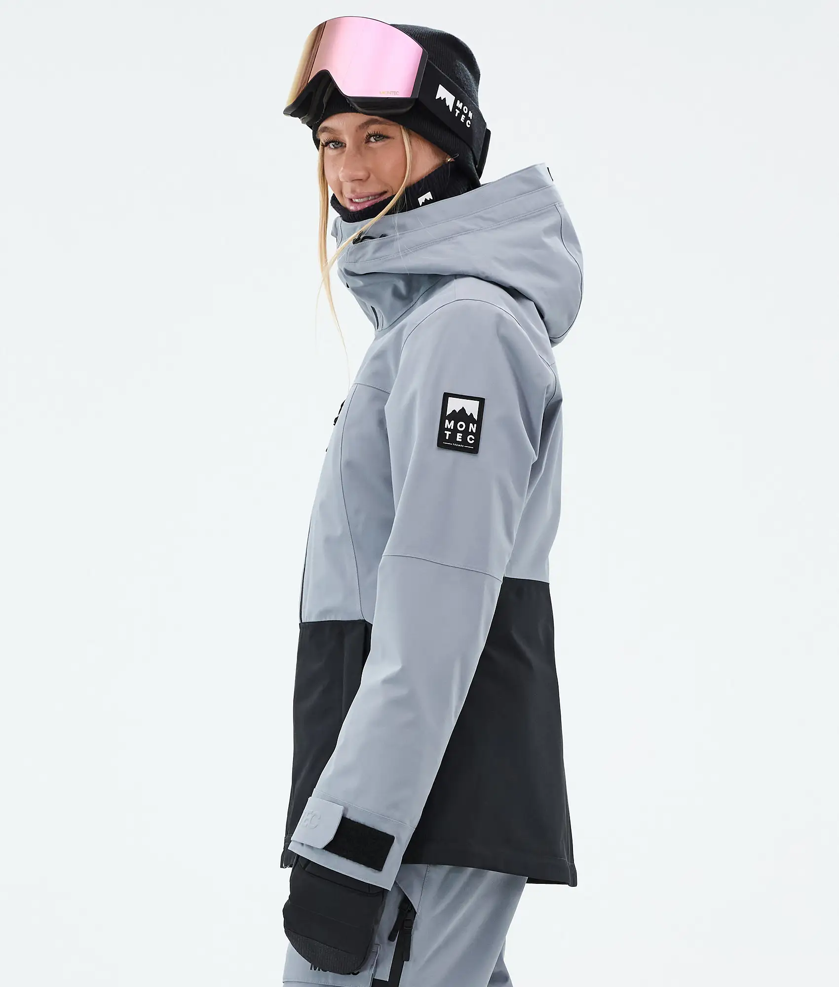 Moss W Ski Jacket Women Soft Blue/Black