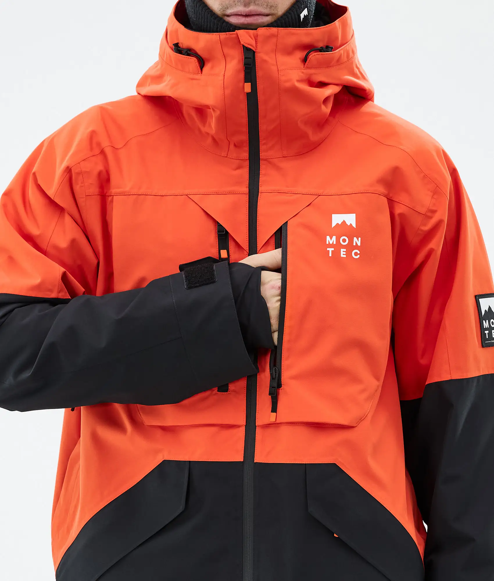 Arch Snowboard Jacket Men Orange/Black