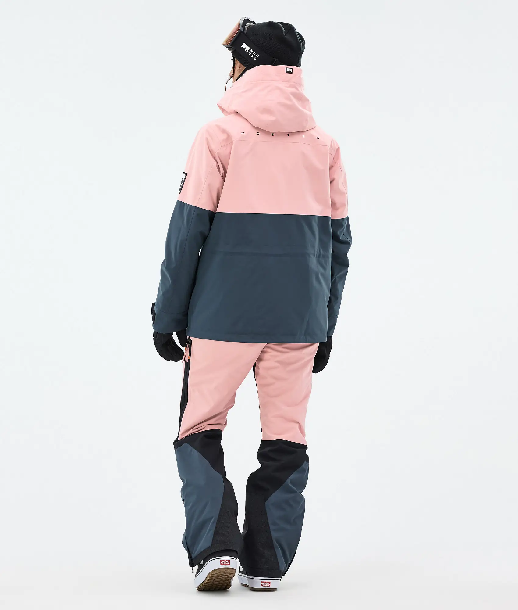 Doom W Snowboard Jacket Women Soft Pink/Black/Metal Blue