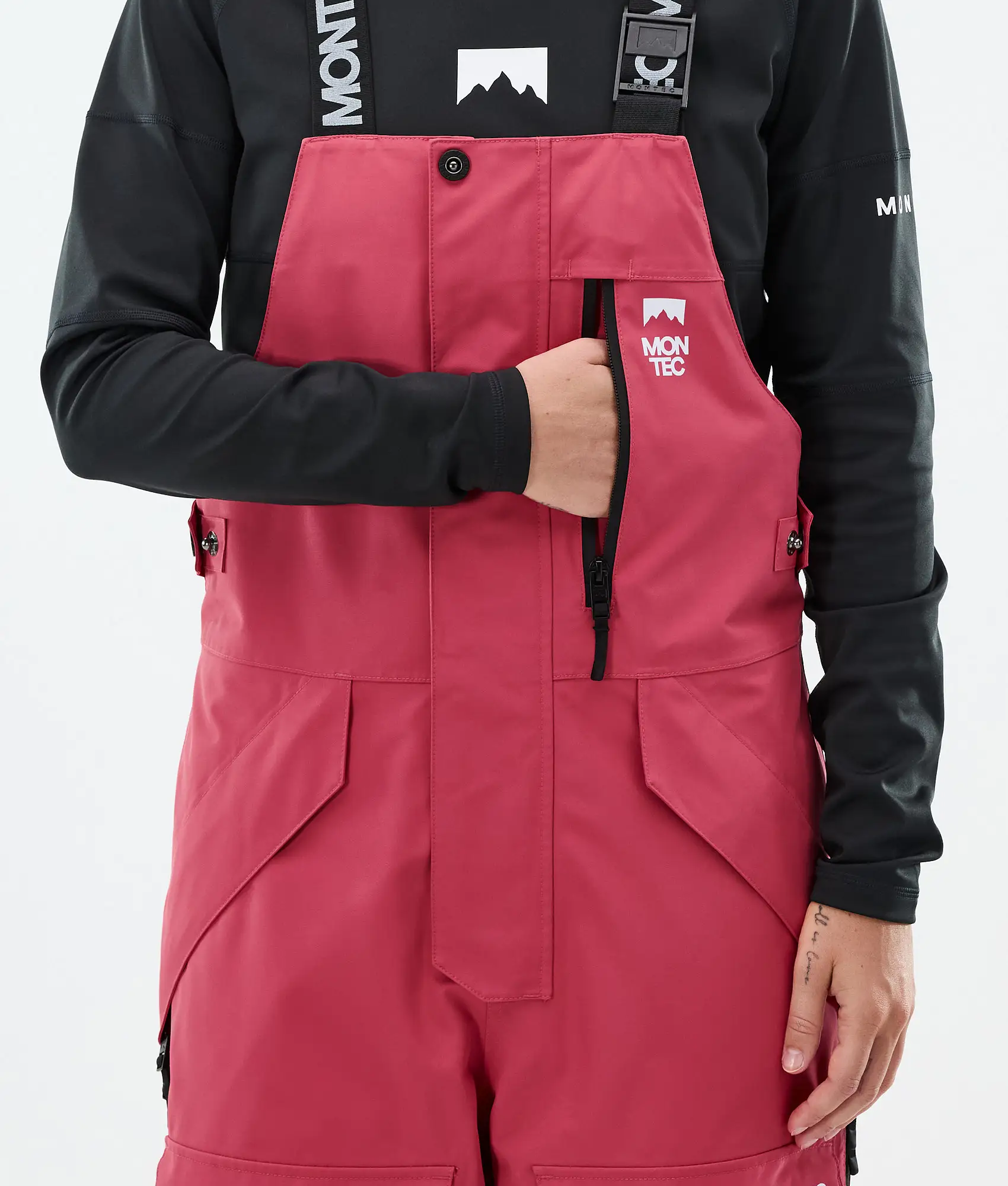 Fawk W Ski Pants Women Light Red/Black