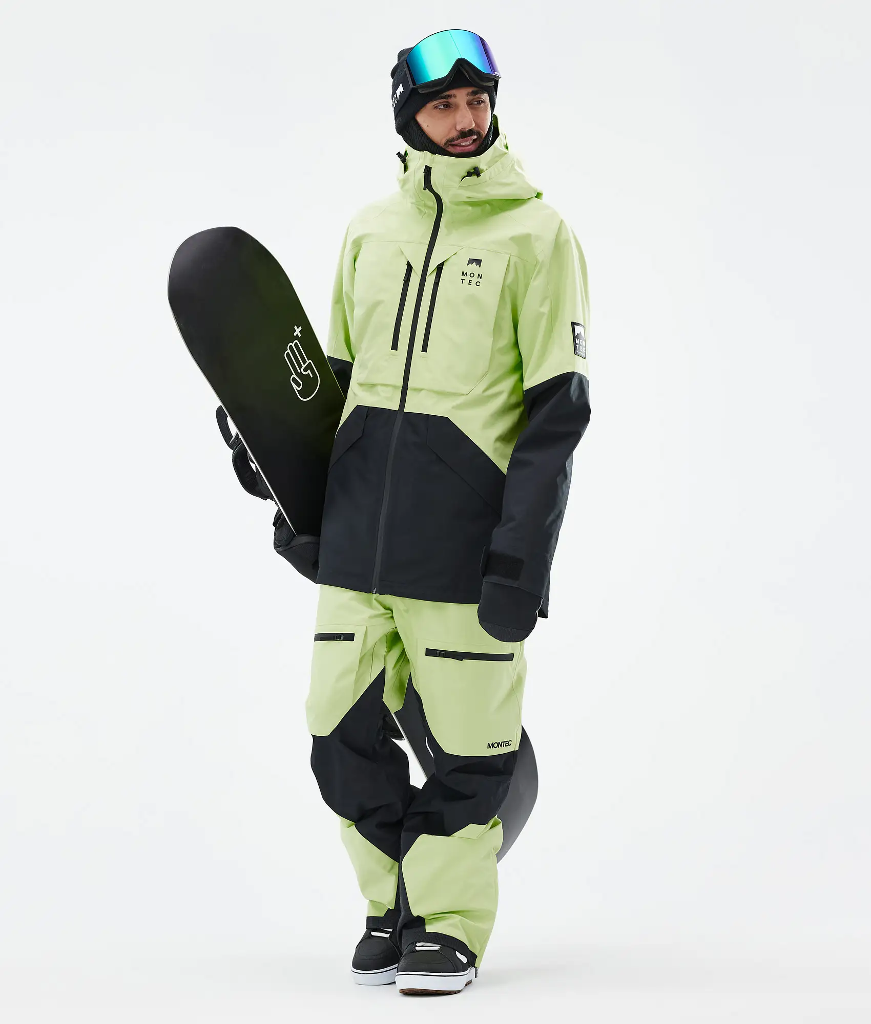 Arch Snowboard Jacket Men Faded Neon/Black Renewed