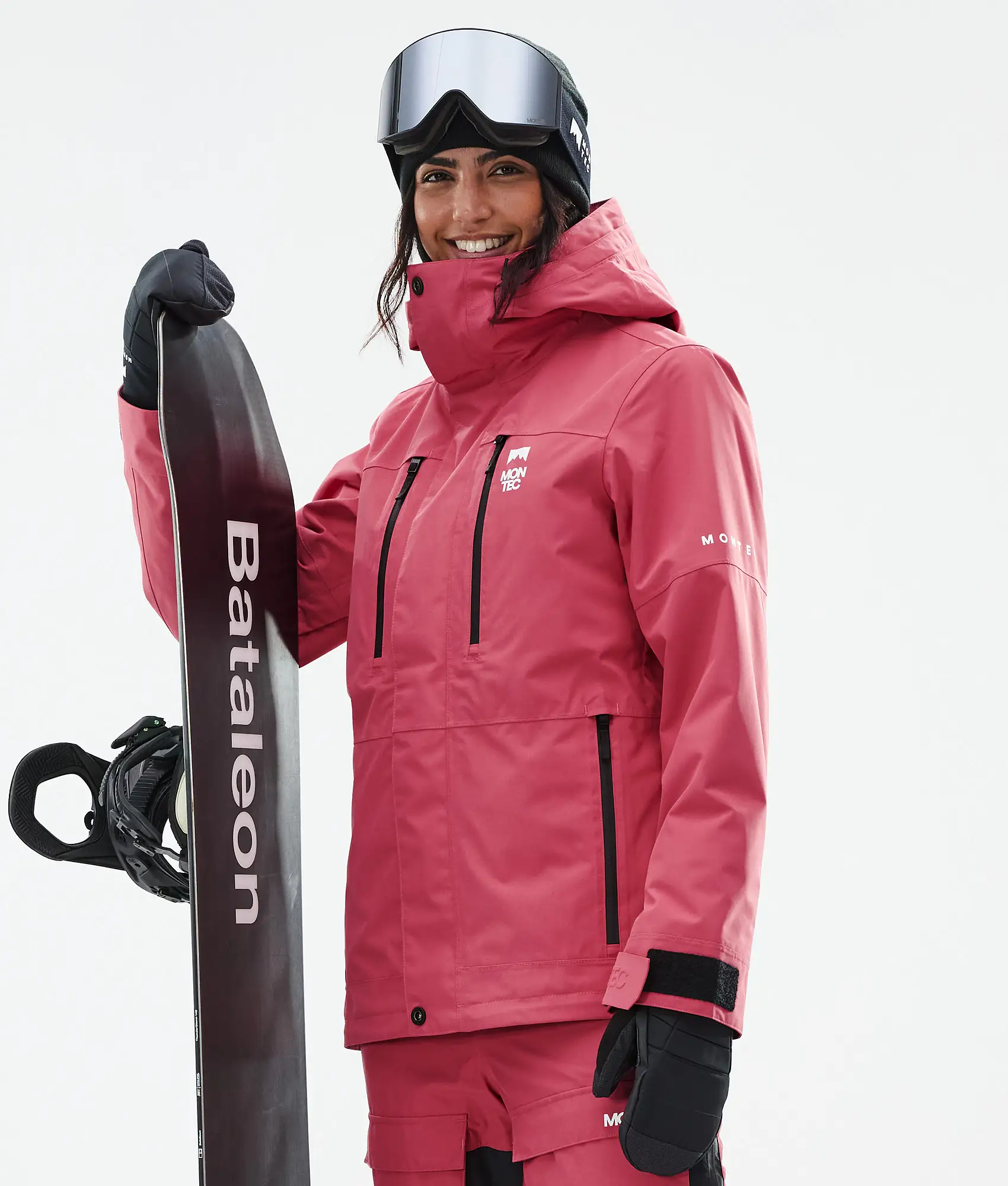 Fawk W Snowboard Jacket Women Light Red Renewed