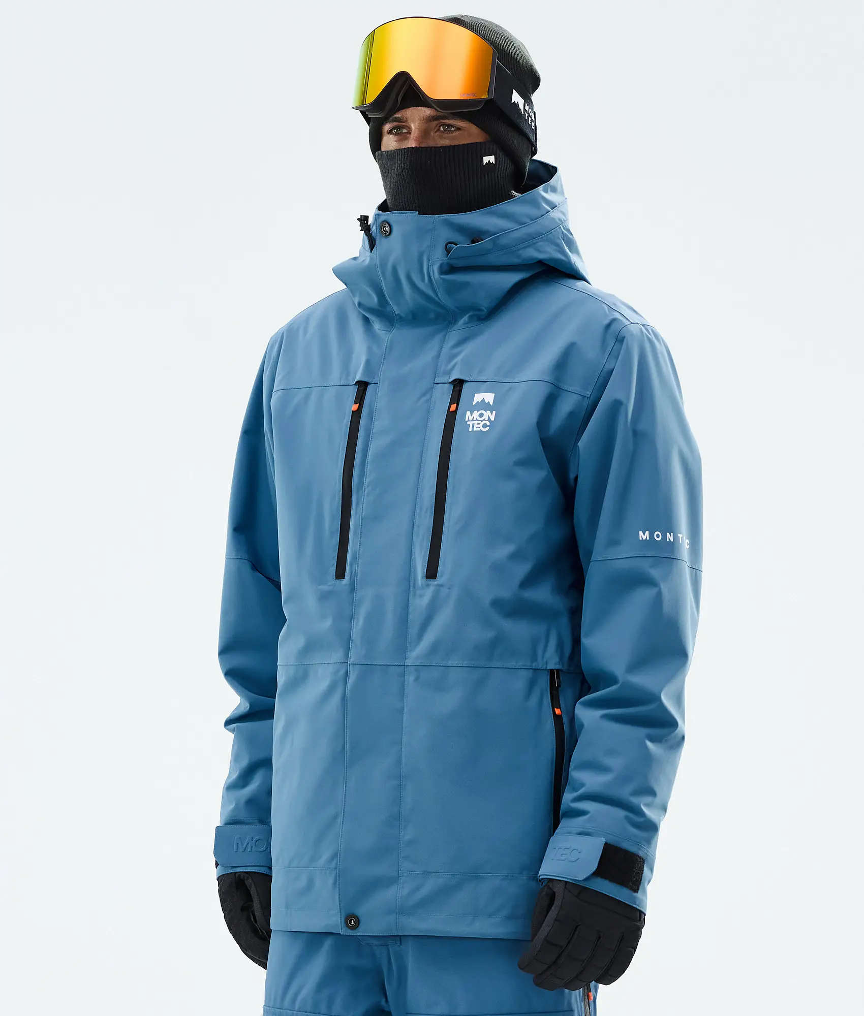 Fawk Snowboard Jacket Men Blue Steel