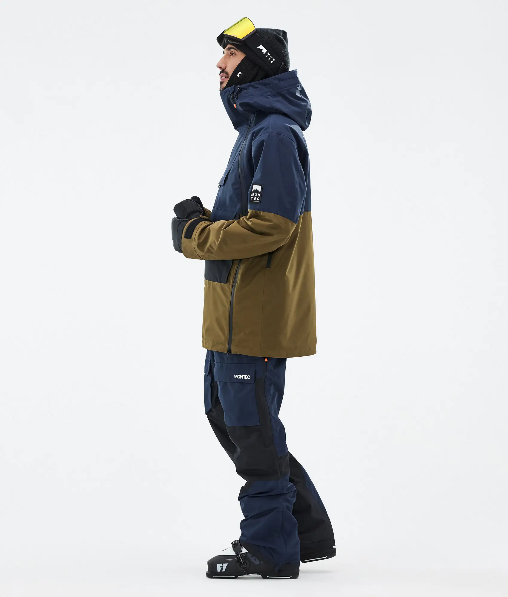Doom Ski Jacket Men Dark Blue/Black/Fatigue