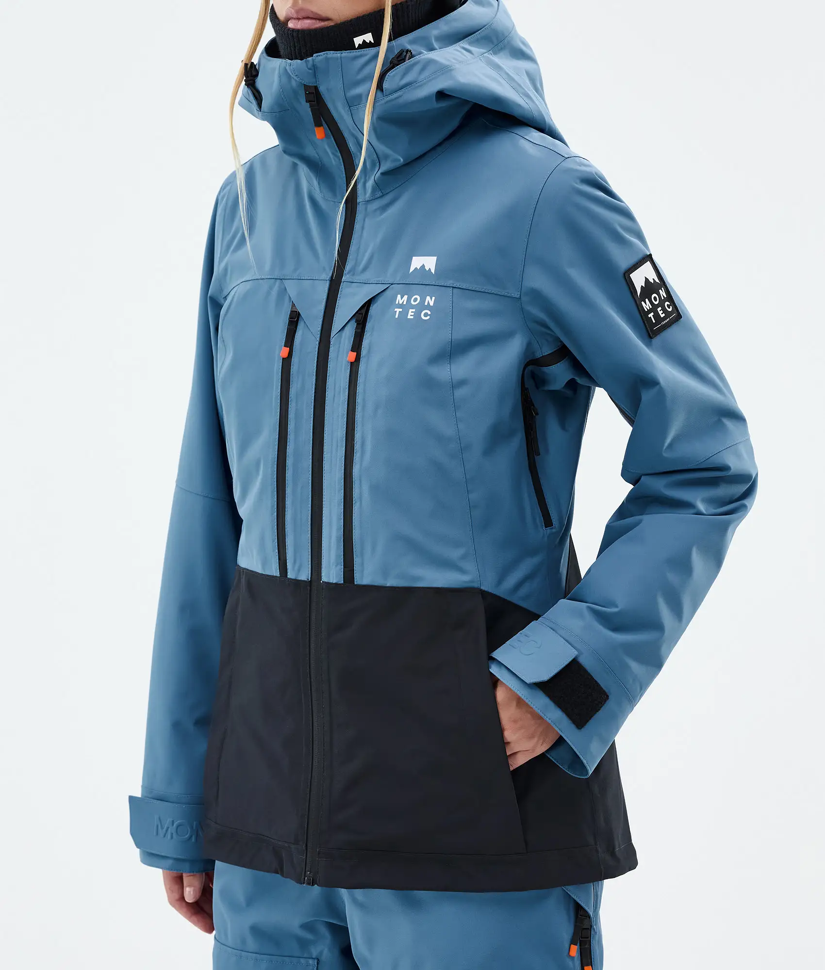 Moss W Ski Jacket Women Blue Steel/Black