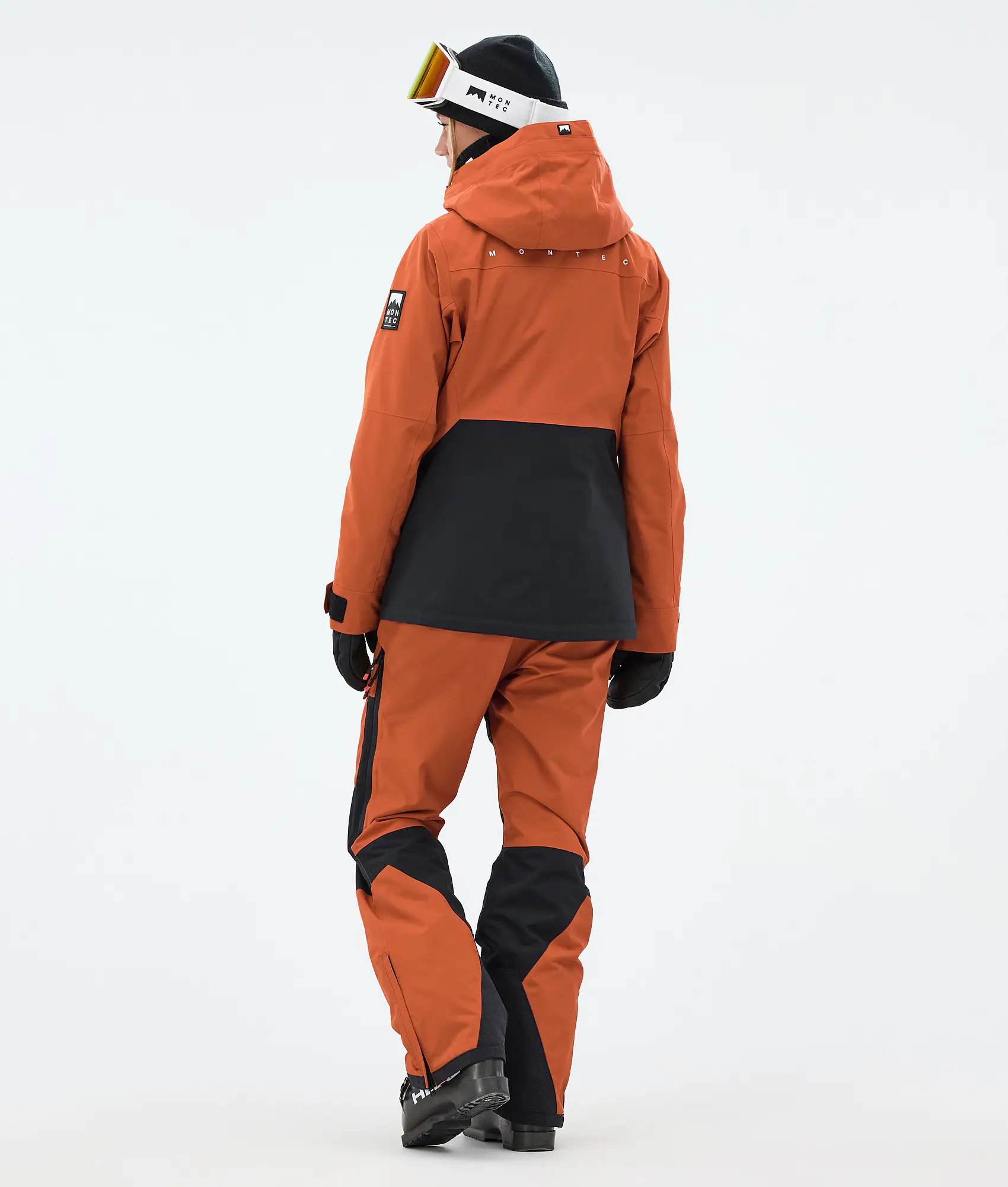 Moss W Ski Jacket Women Burned Orange/Black