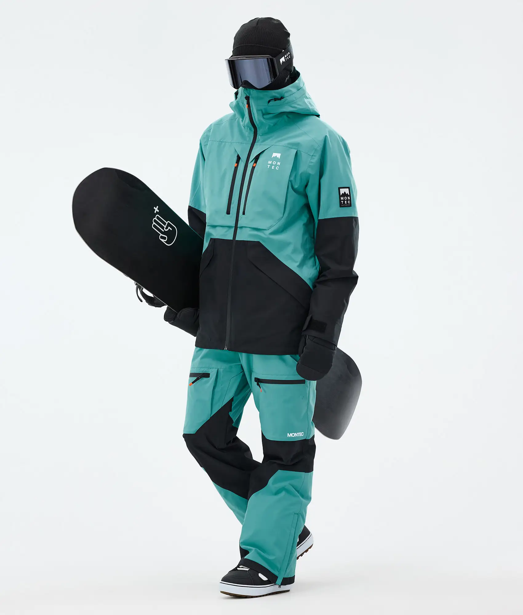 Arch Snowboard Jacket Men Turquoise/Black