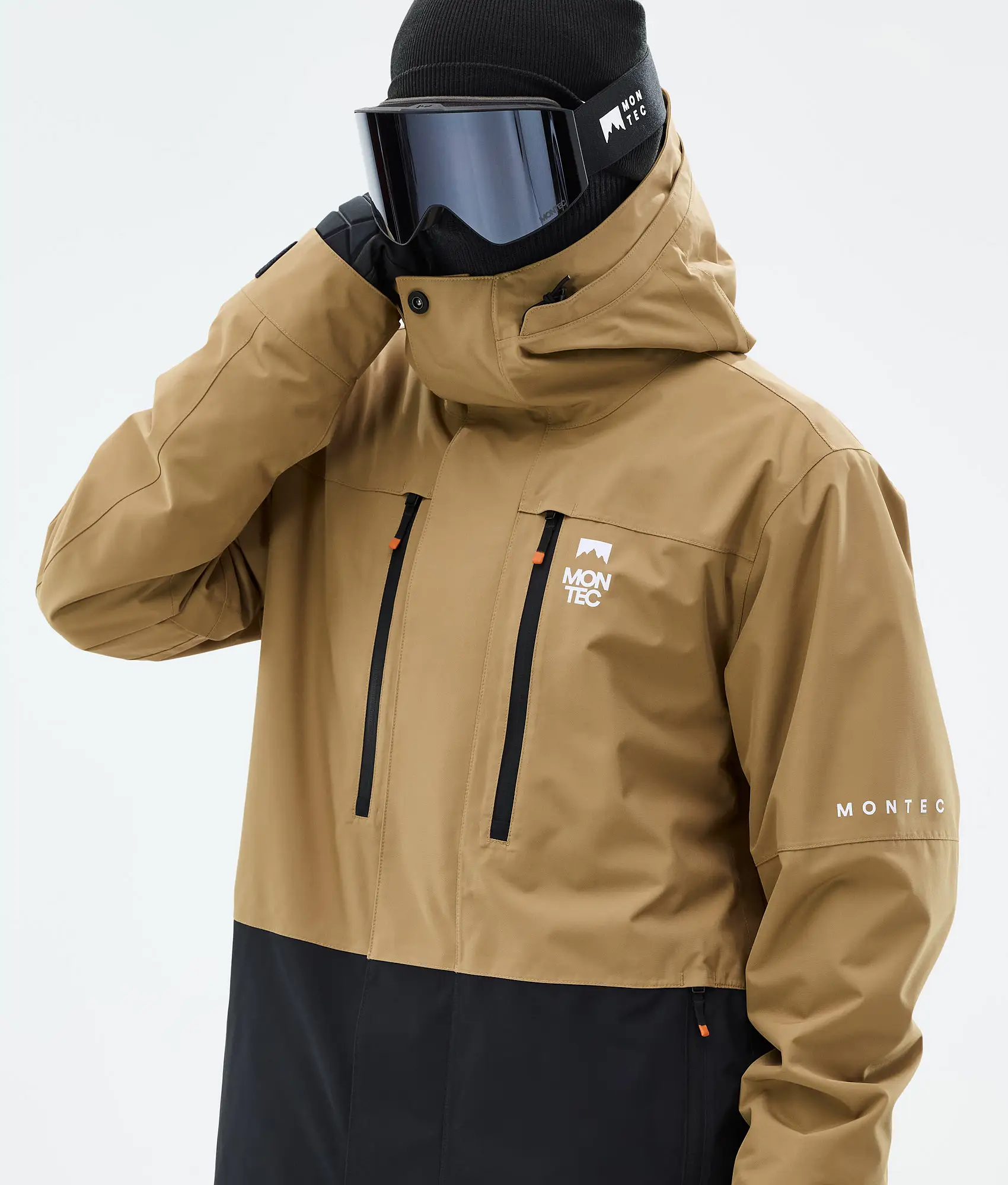 Fawk Ski Jacket Men Gold/Black