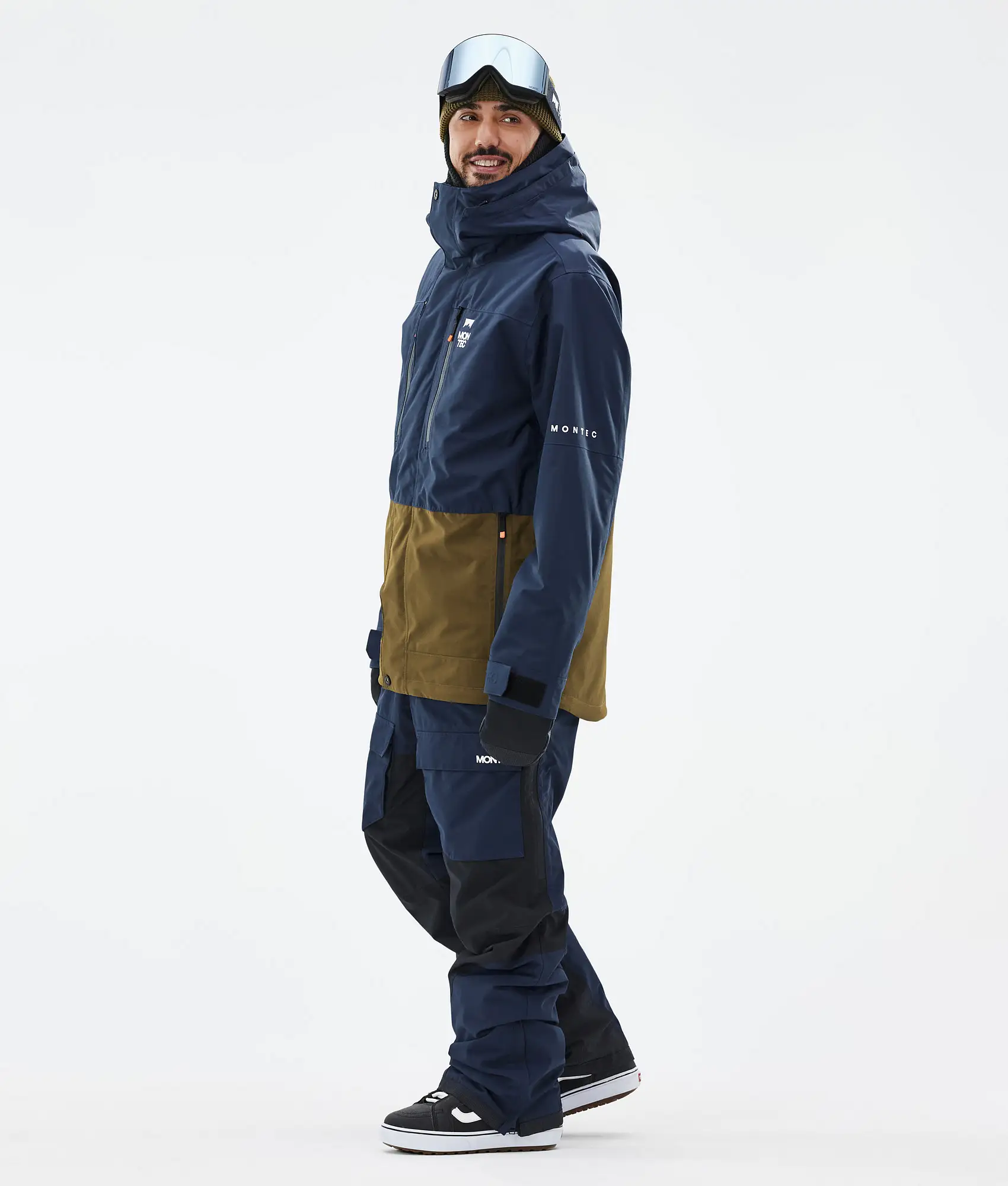 Fawk Snowboard Jacket Men Dark Blue/Fatigue