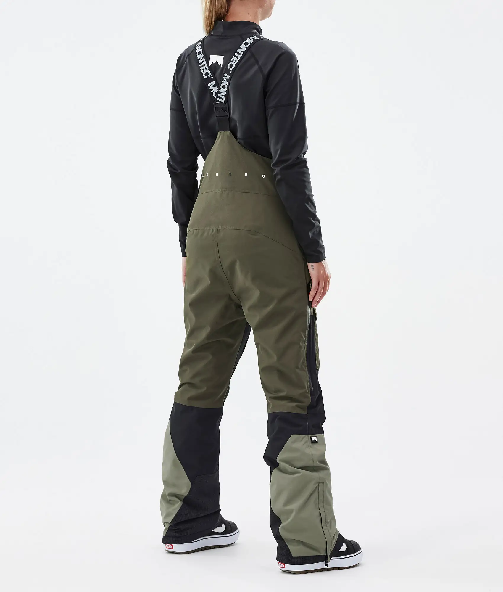 Fawk W Snowboard Pants Women Olive Green/Black/Greenish
