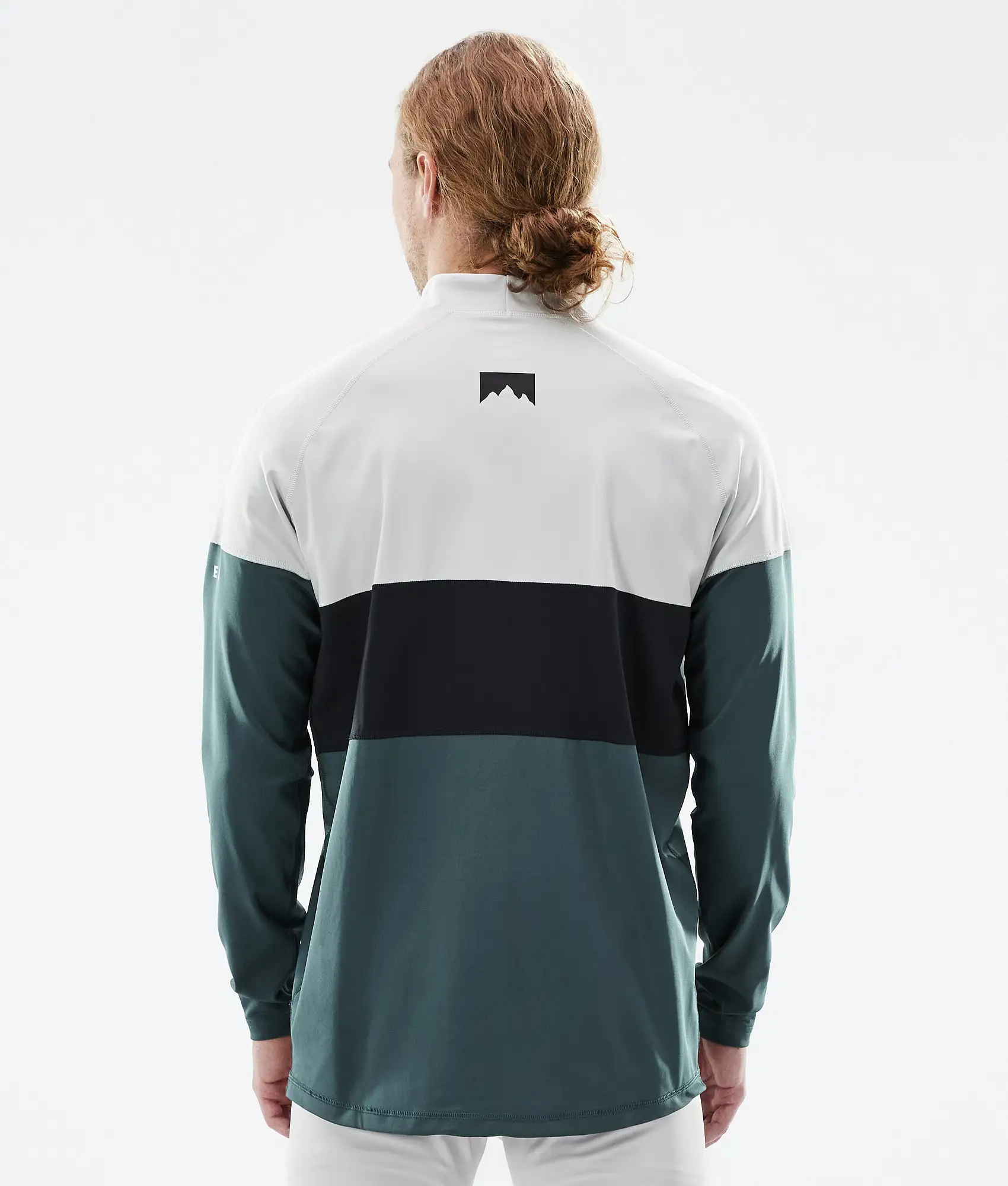 Alpha Base Layer Top Men Light Grey/Black/Dark Atlantic