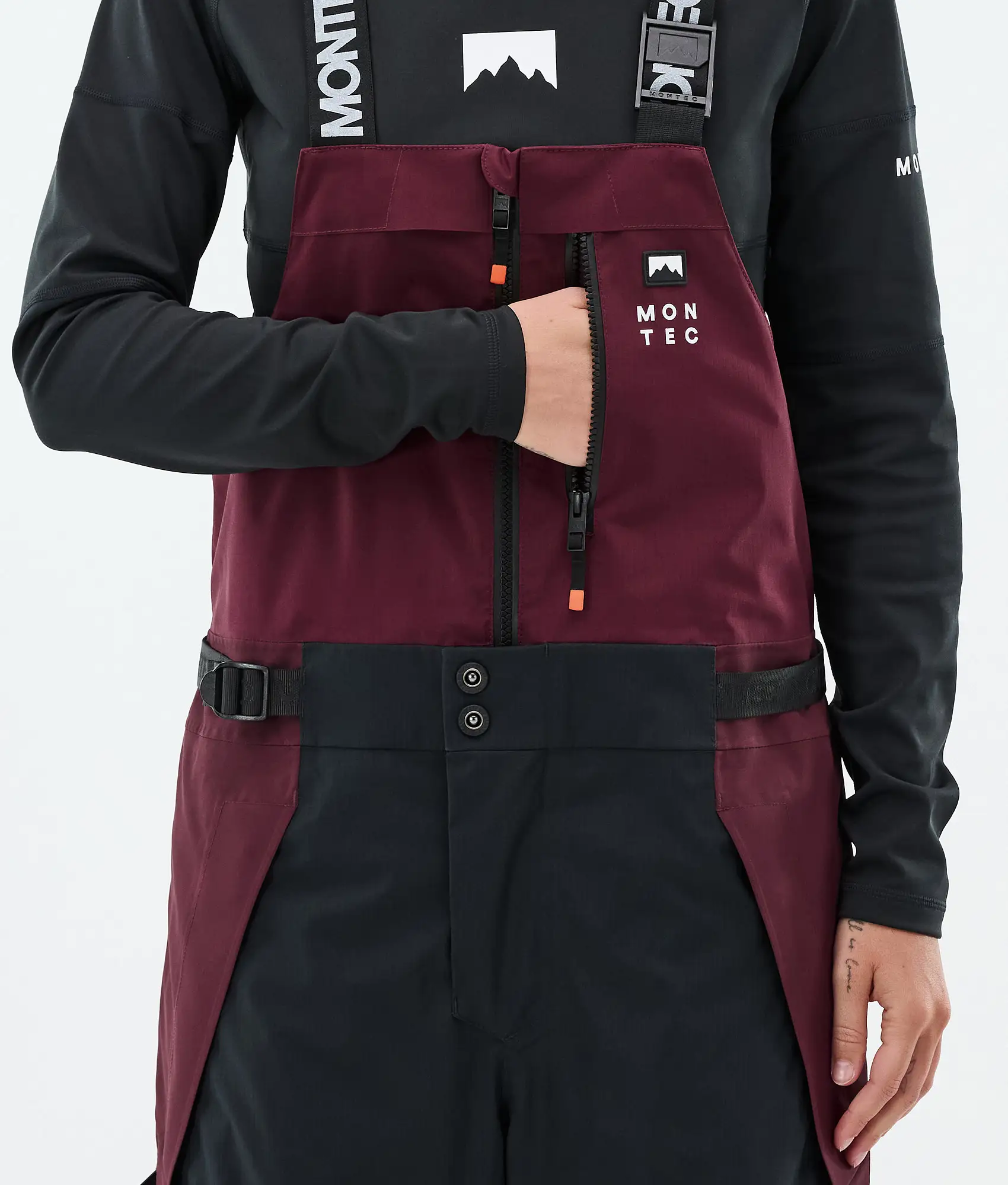 Dozer W Snowboard Pants Women Burgundy/Black