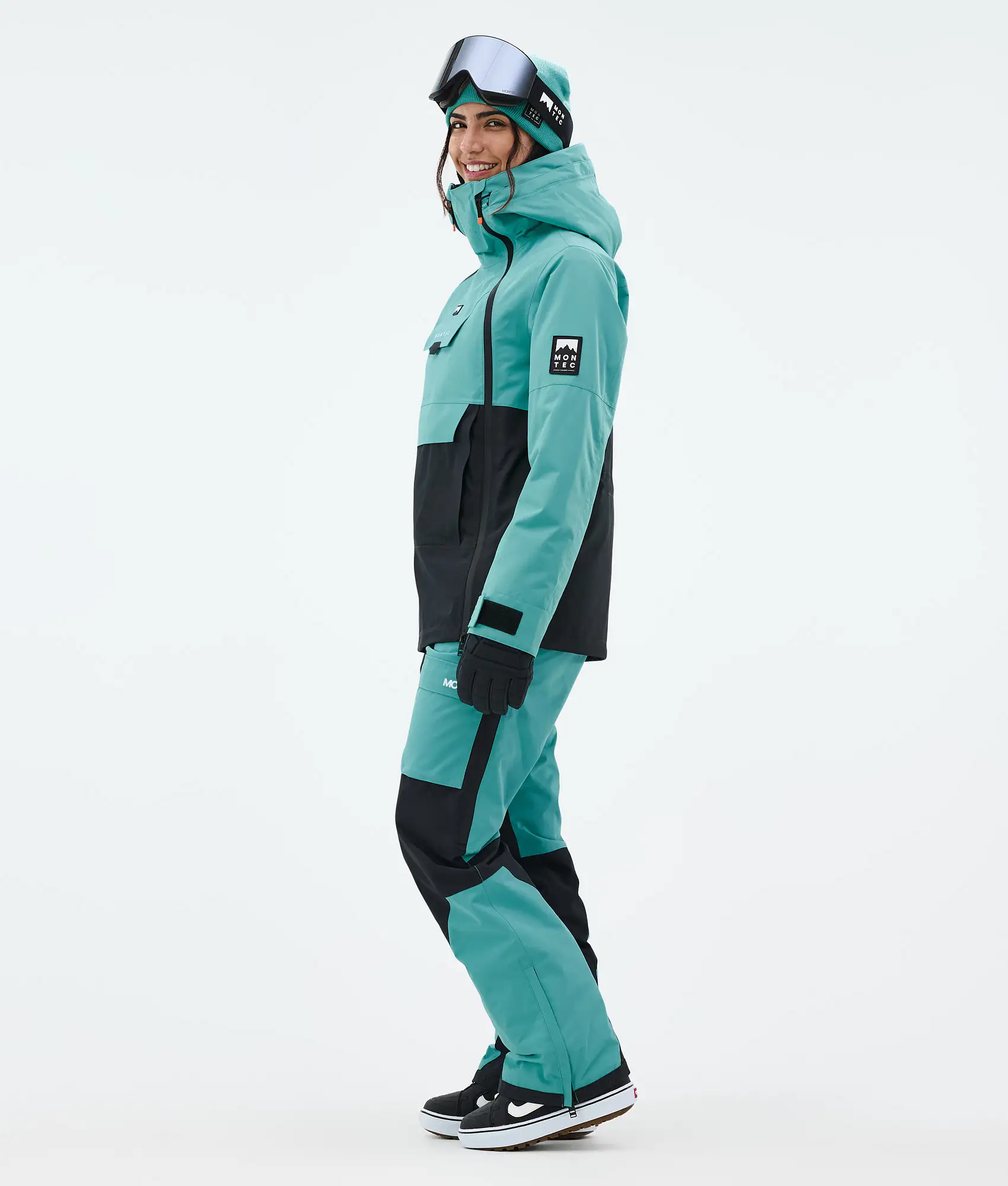 Doom W Snowboard Jacket Women Turquoise/Black