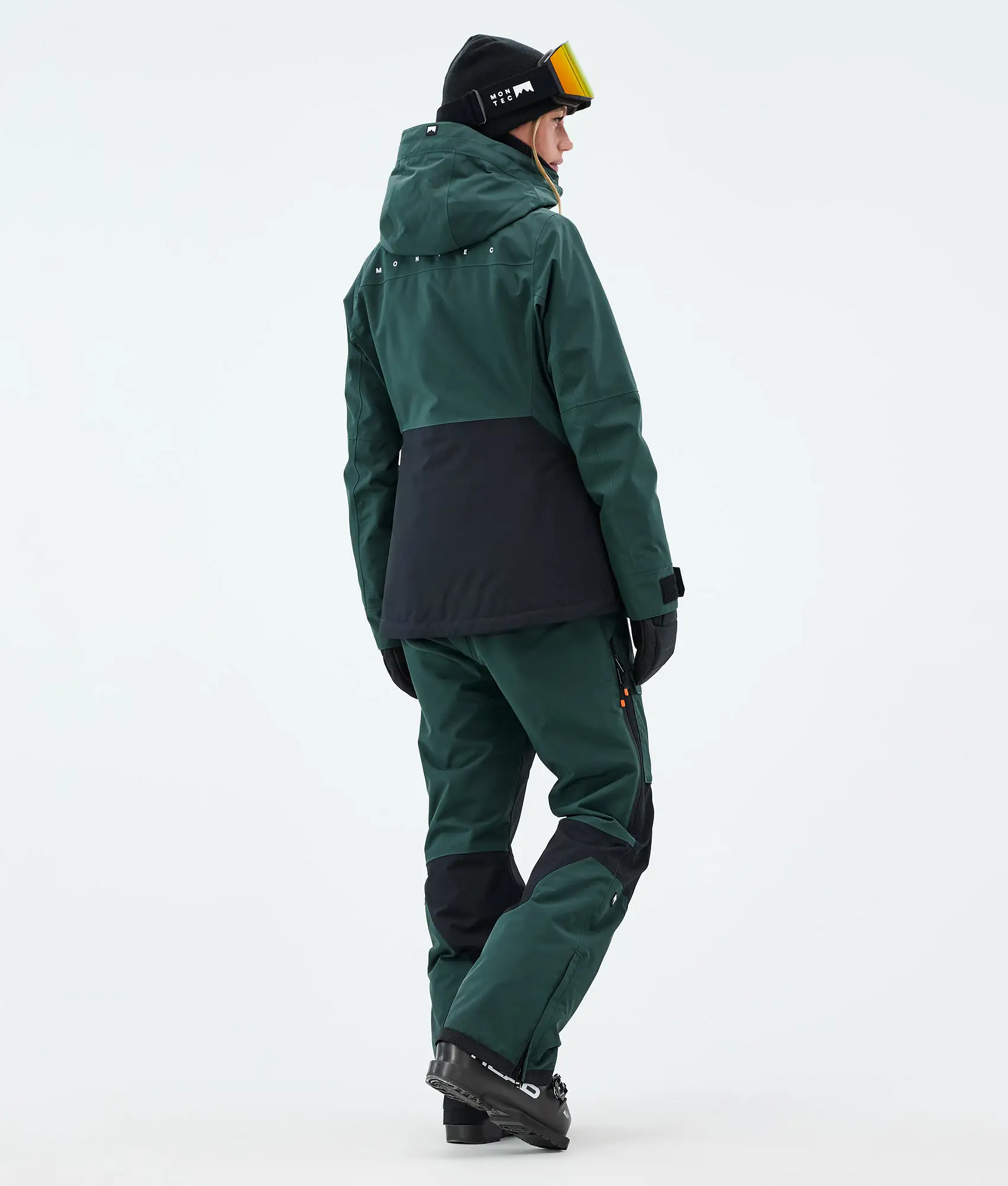 Moss W/Fawk W Ski Outfit Women Dark Atlantic/Black