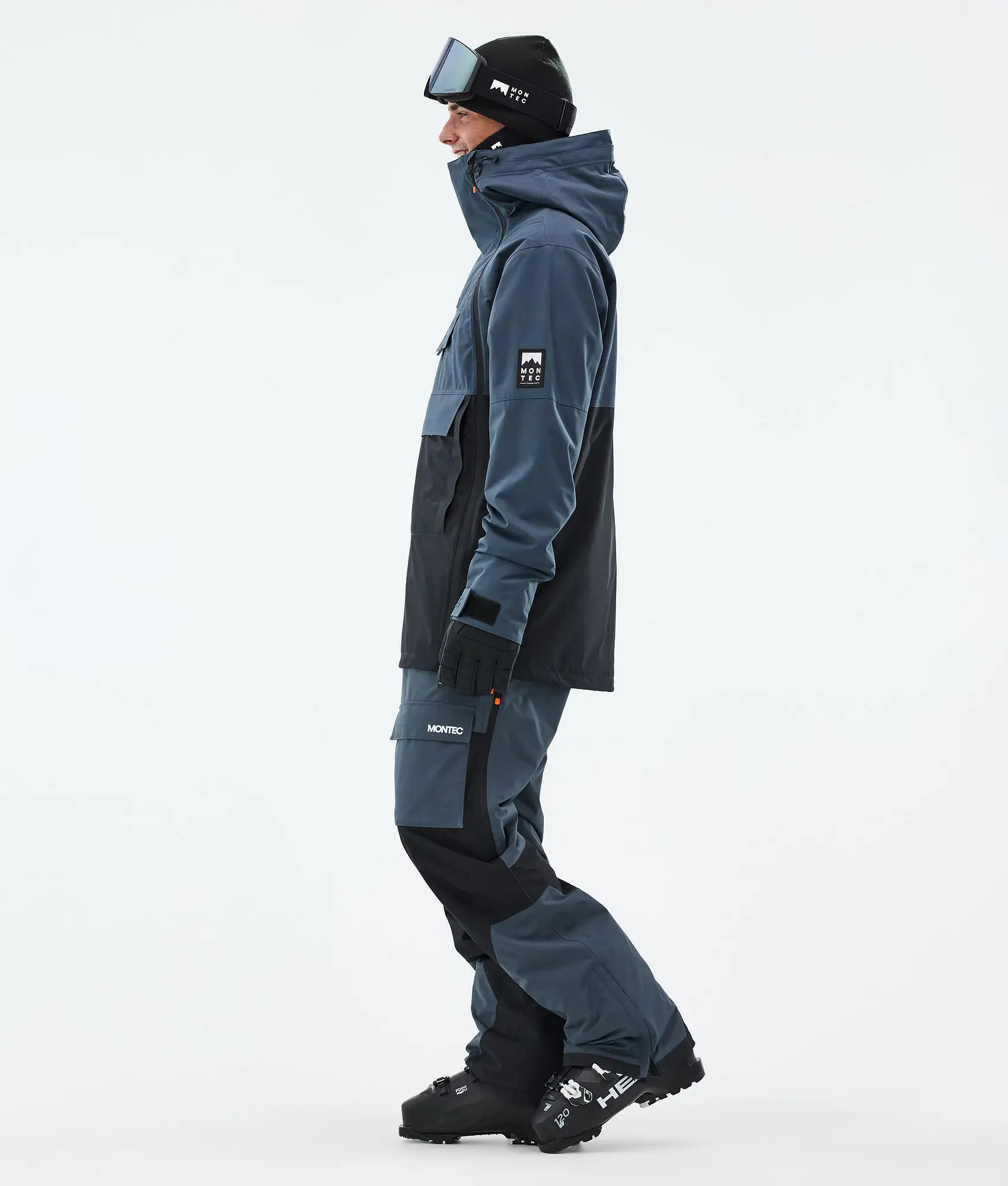 Doom Ski Jacket Men Metal Blue/Black