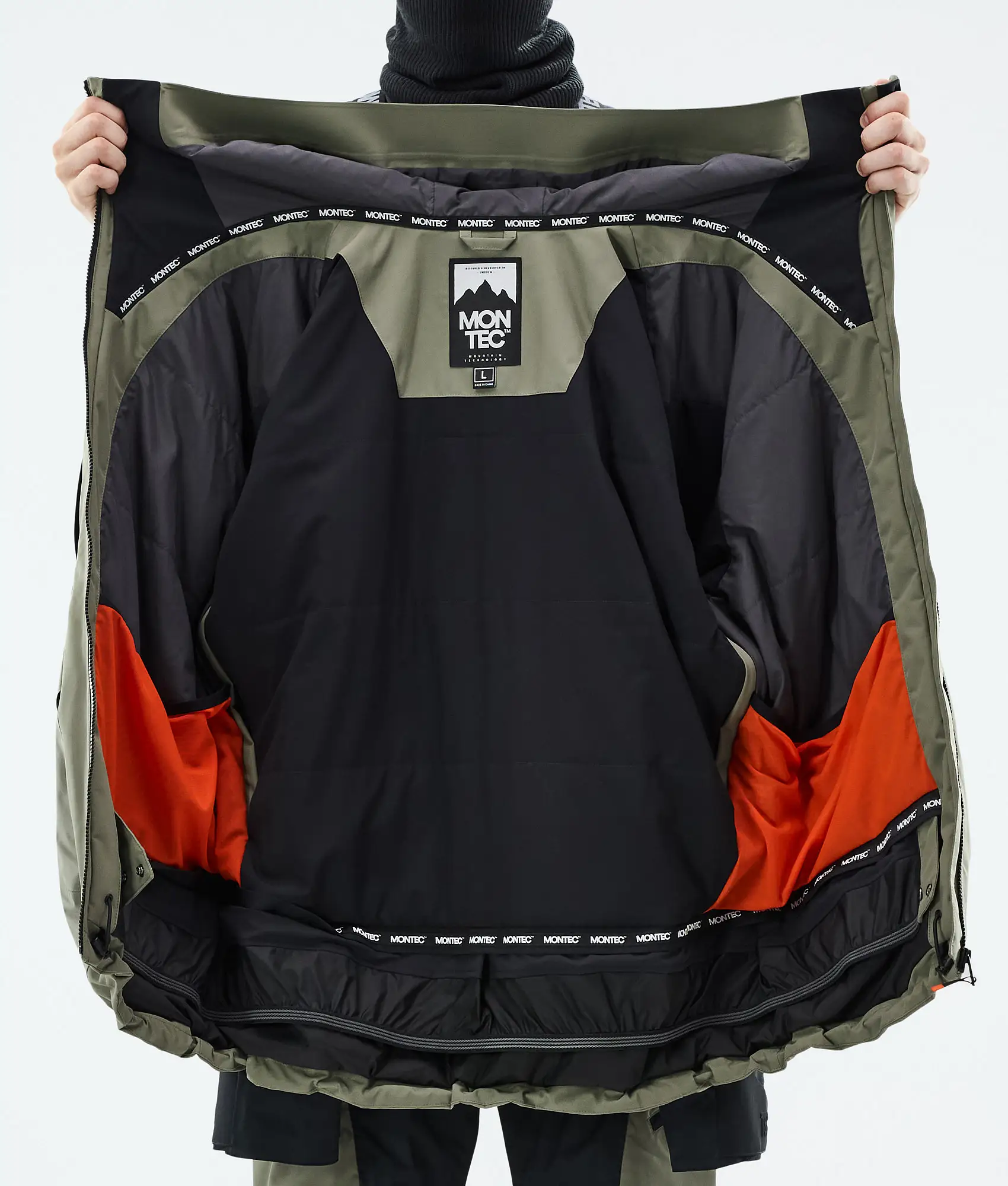 Morpheus Snowboard Jacket Men Greenish/Black