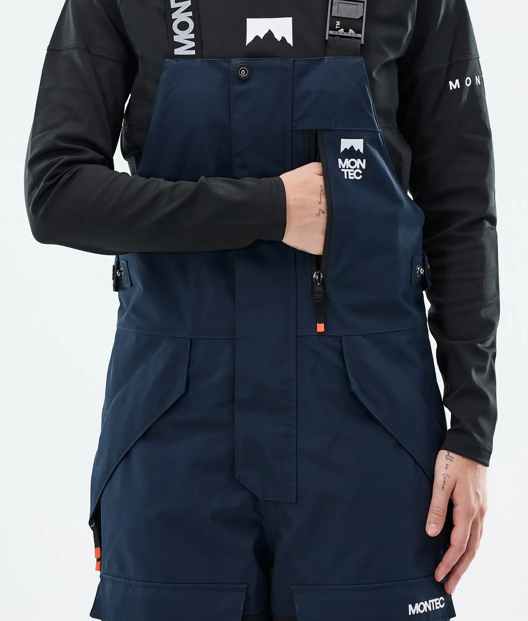 Fawk W Ski Pants Women Dark Blue/Black/Deep Red