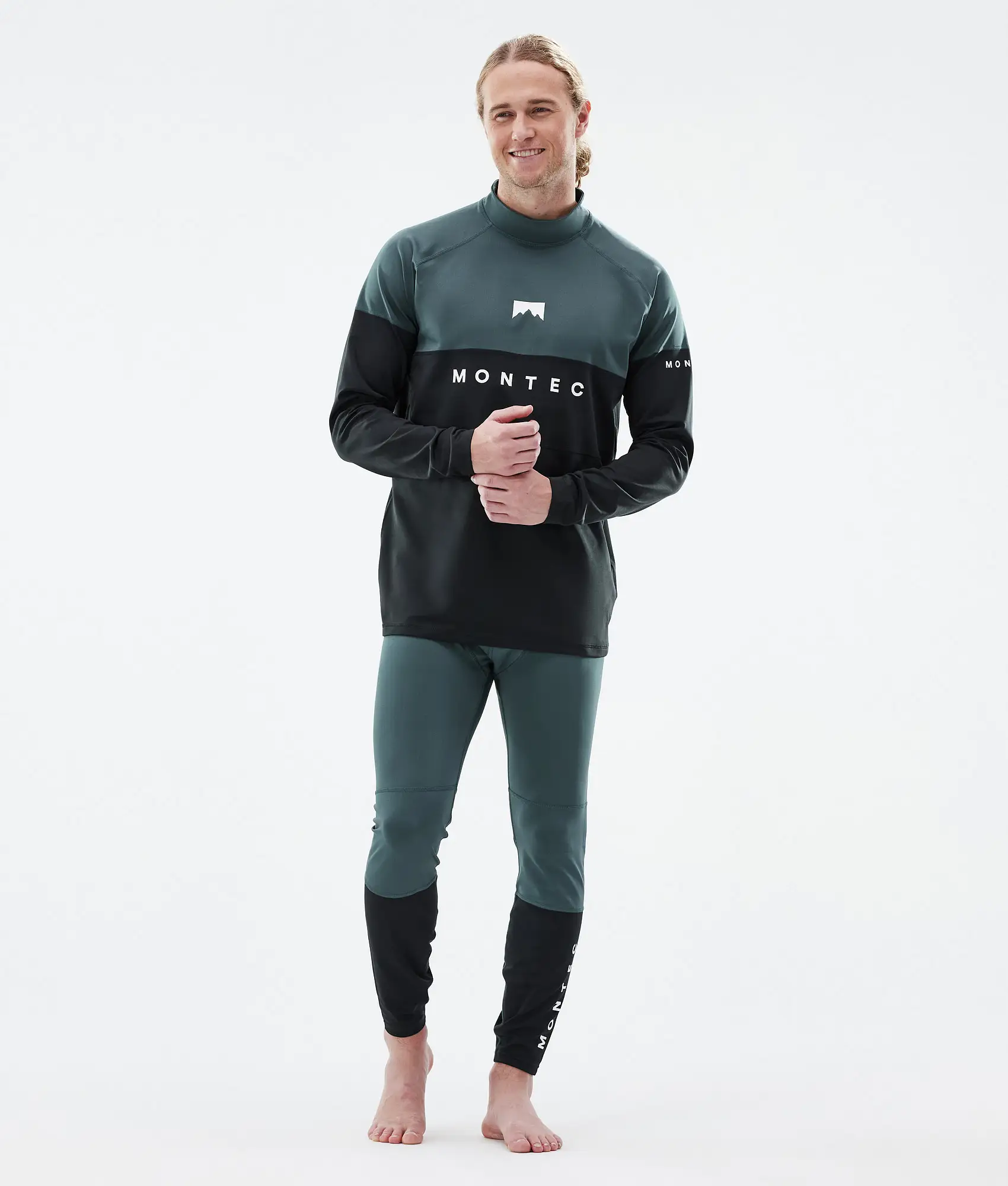 Alpha Base Layer Top Men Dark Atlantic/Black