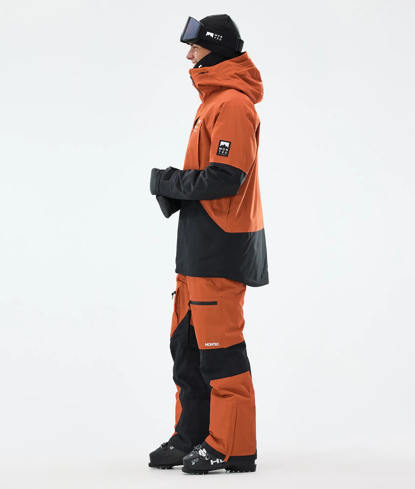 Arch Ski Jacket Men Burned Orange/Black