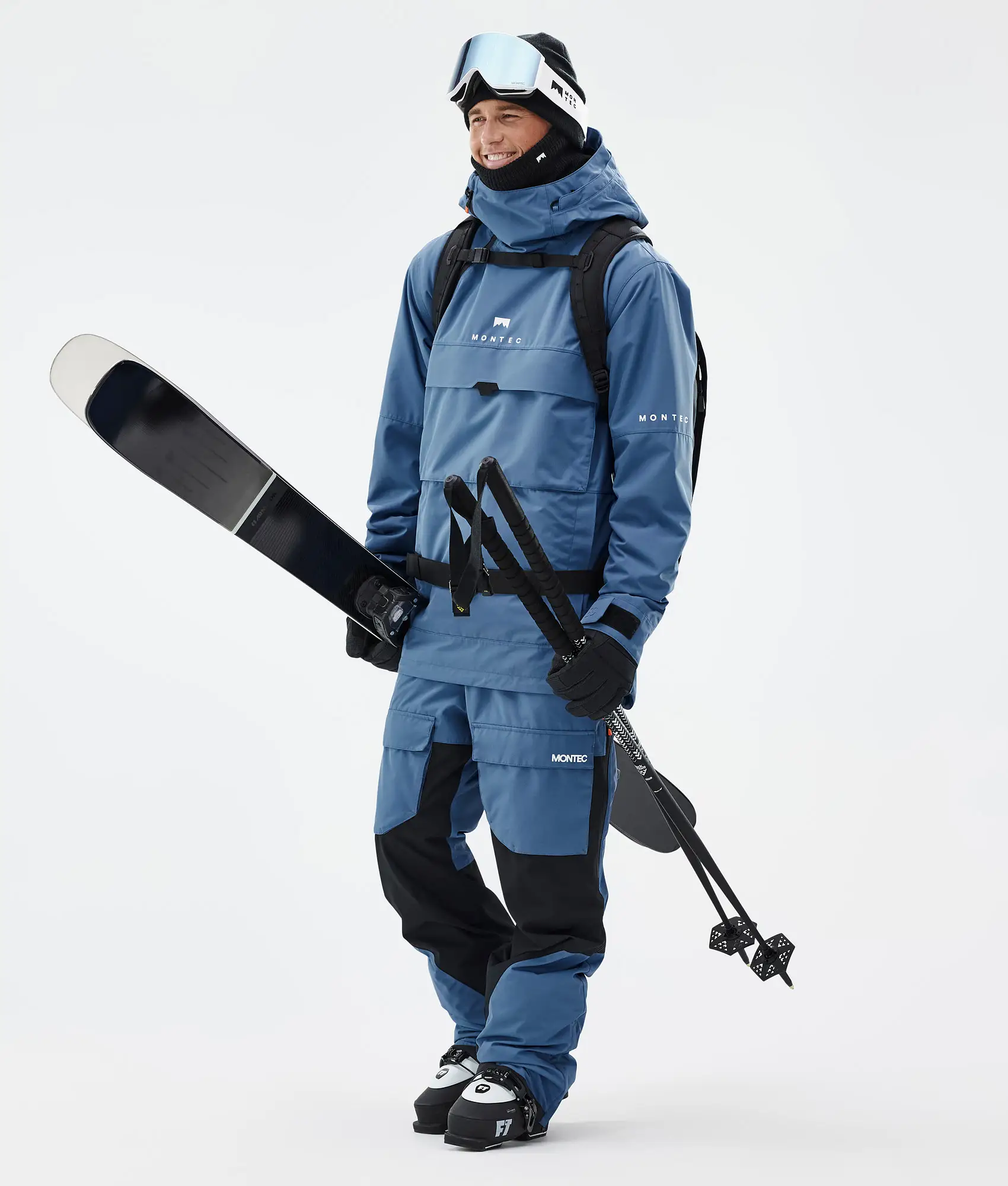 Dune Ski Jacket Men Blue Steel