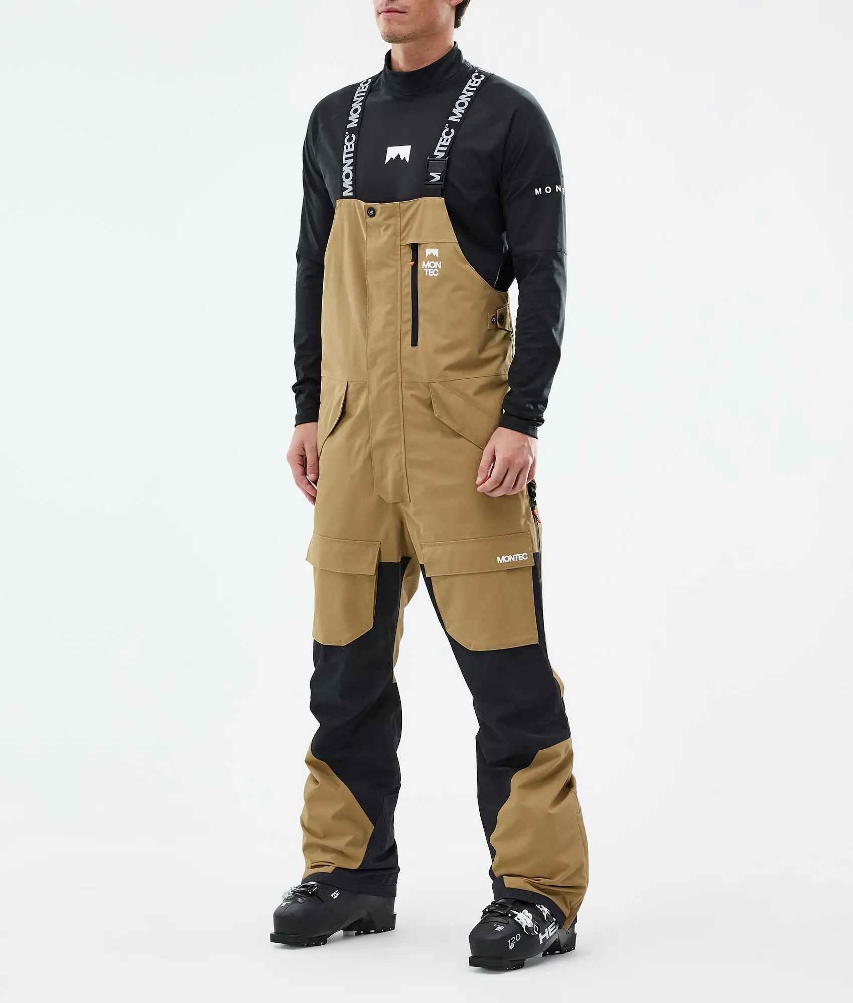 Fawk Ski Pants Men Gold/Black