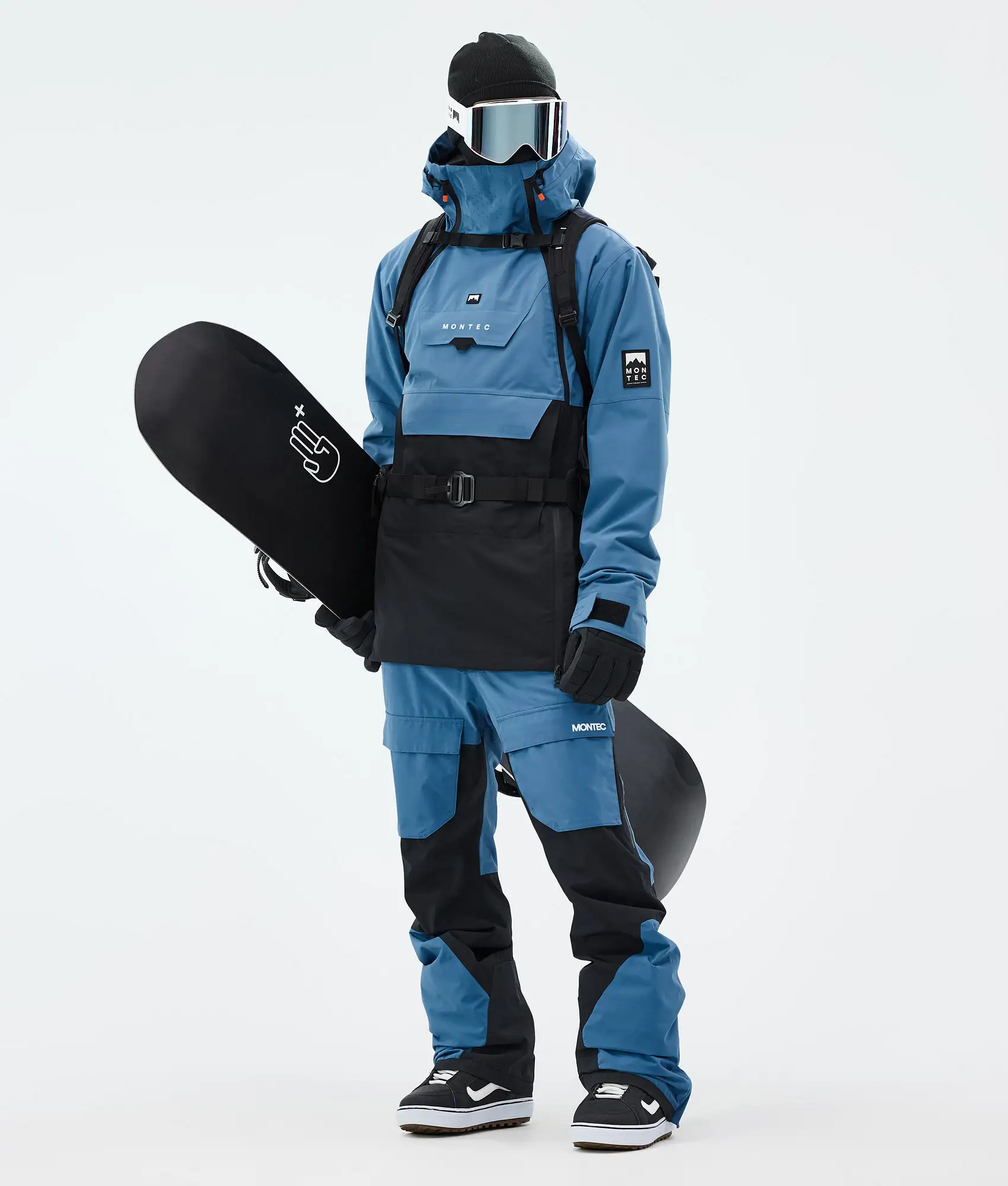 Doom Snowboard Jacket Men Blue Steel/Black
