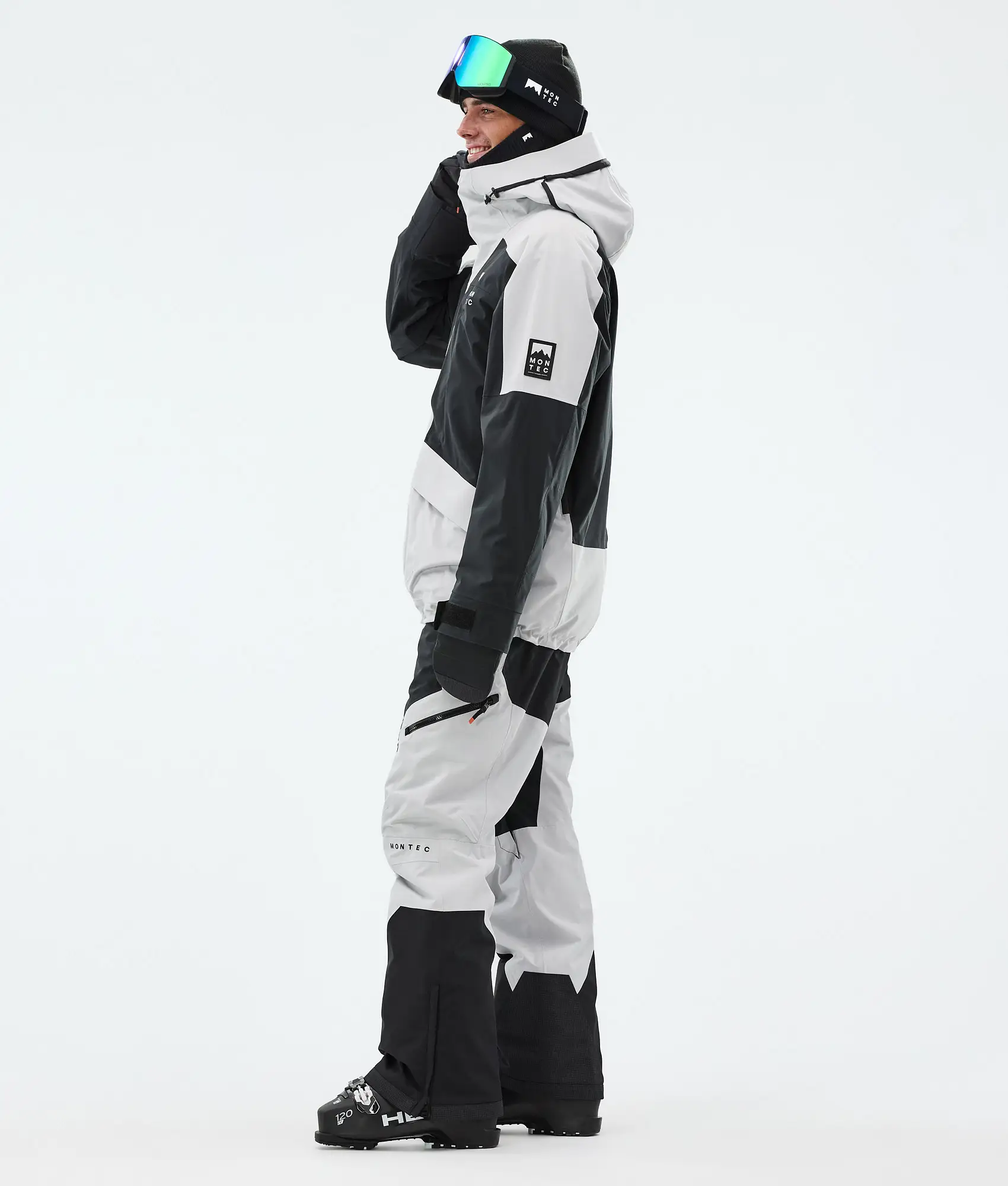 Morpheus Ski Jacket Men Light Grey/Black