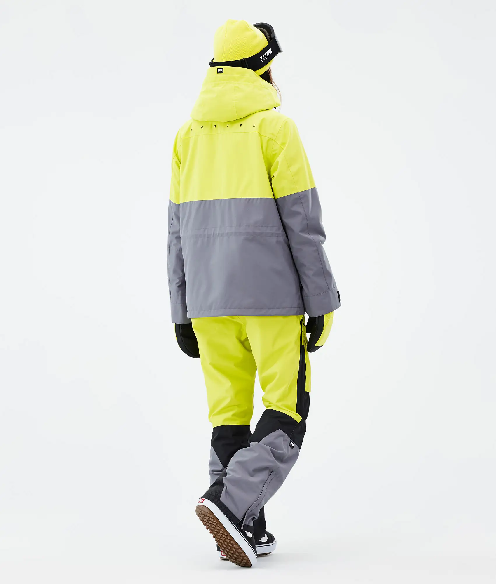 Doom W Snowboard Jacket Women Bright Yellow/Black/Light Pearl