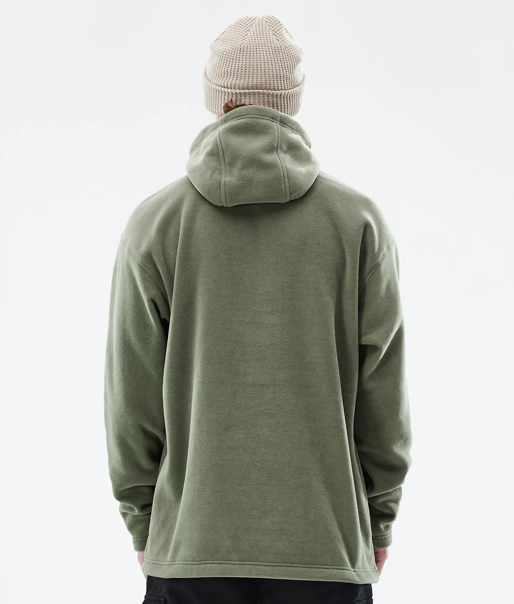 Delta Fleece Hoodie Men Greenish