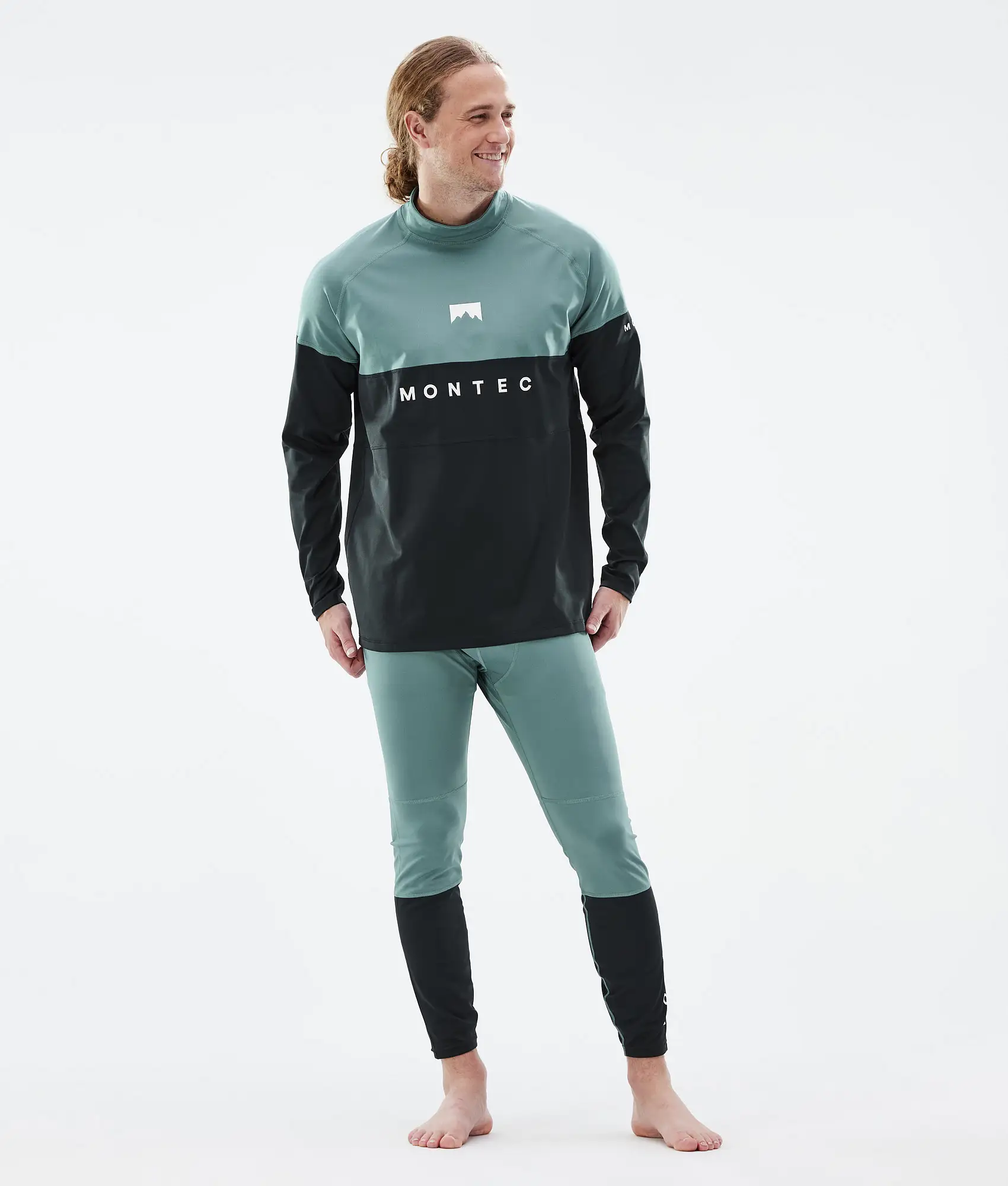 Alpha Base Layer Top Men Atlantic/Black