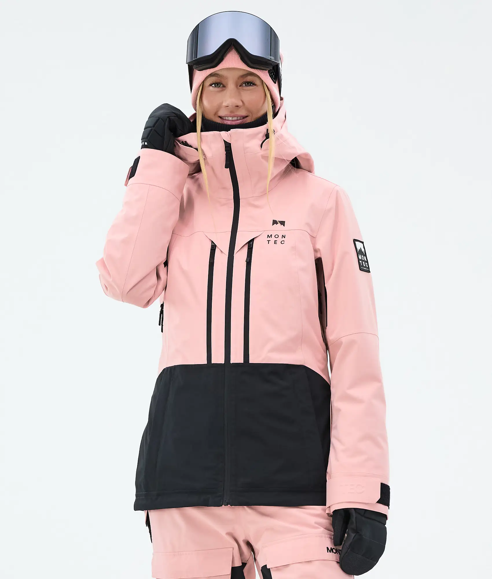 Moss W Snowboard Jacket Women Soft Pink/Black Renewed