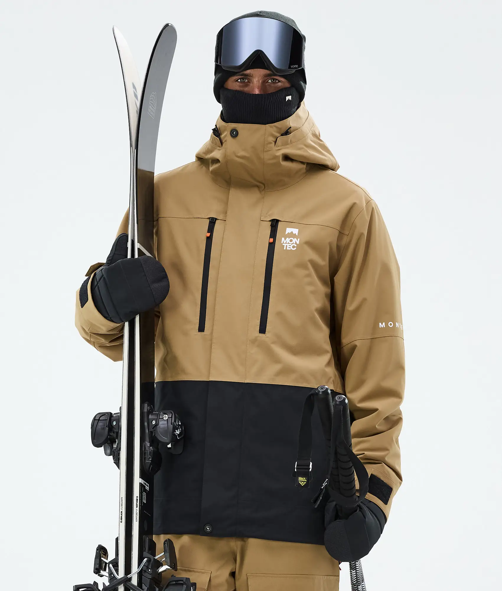Fawk Ski Jacket Men Gold/Black