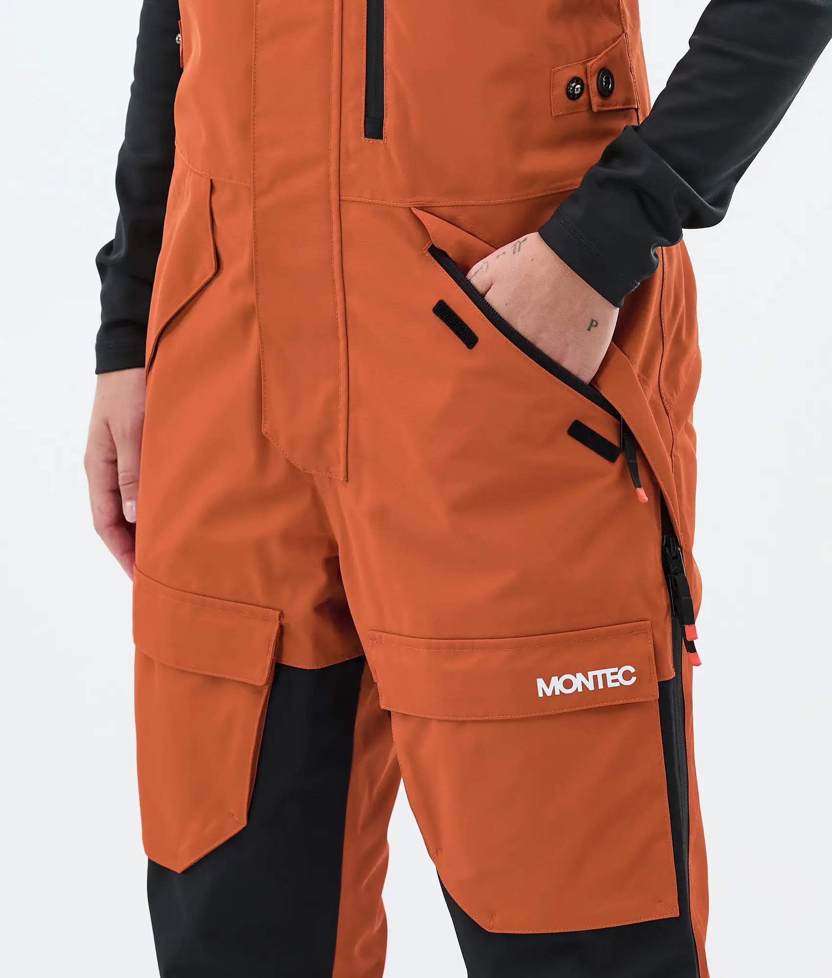 Fawk W Snowboard Pants Women Burned Orange/Black