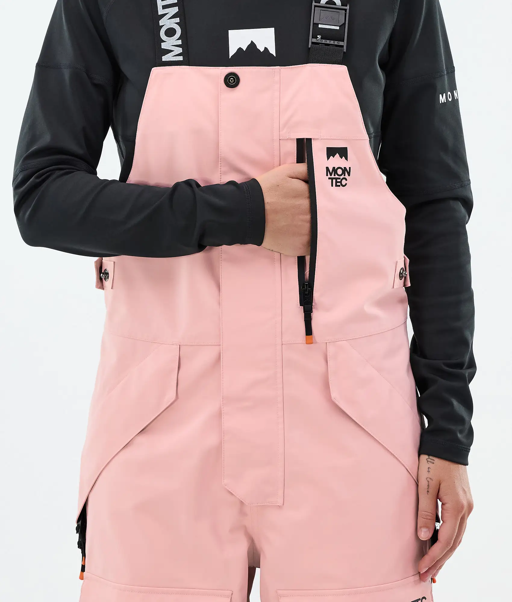 Fawk W Snowboard Pants Women Soft Pink/Black/Metal Blue