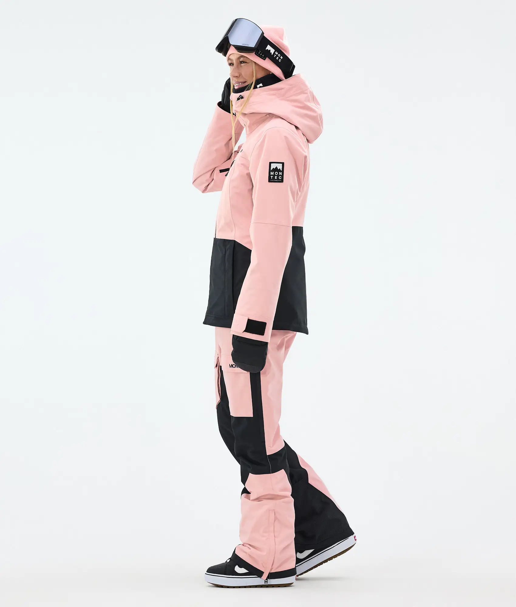 Moss W Snowboard Jacket Women Soft Pink/Black Renewed