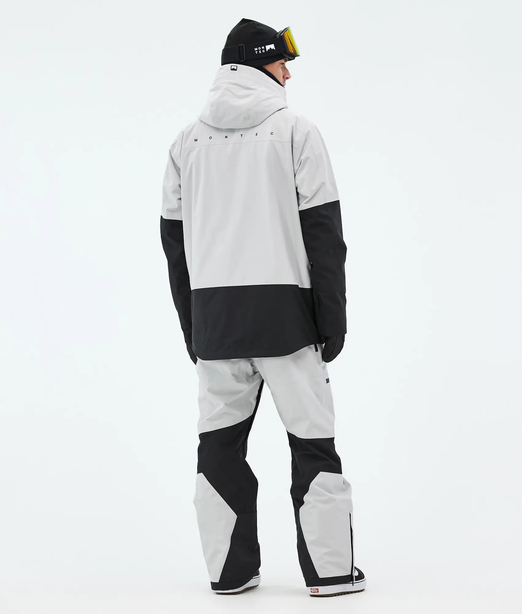 Arch Snowboard Jacket Men Light Grey/Black