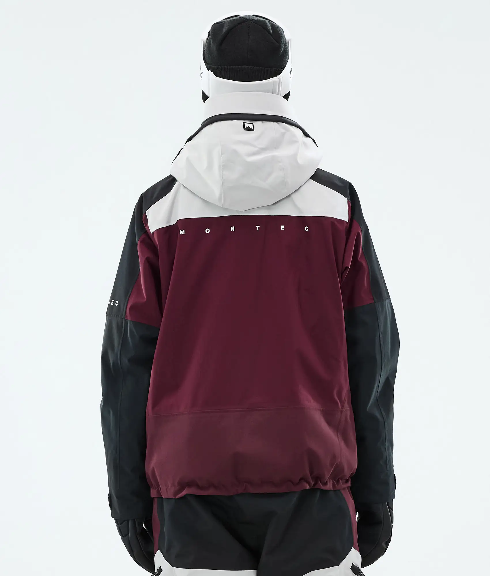 Oracle W Ski Jacket Women Light Grey/Black/Burgundy