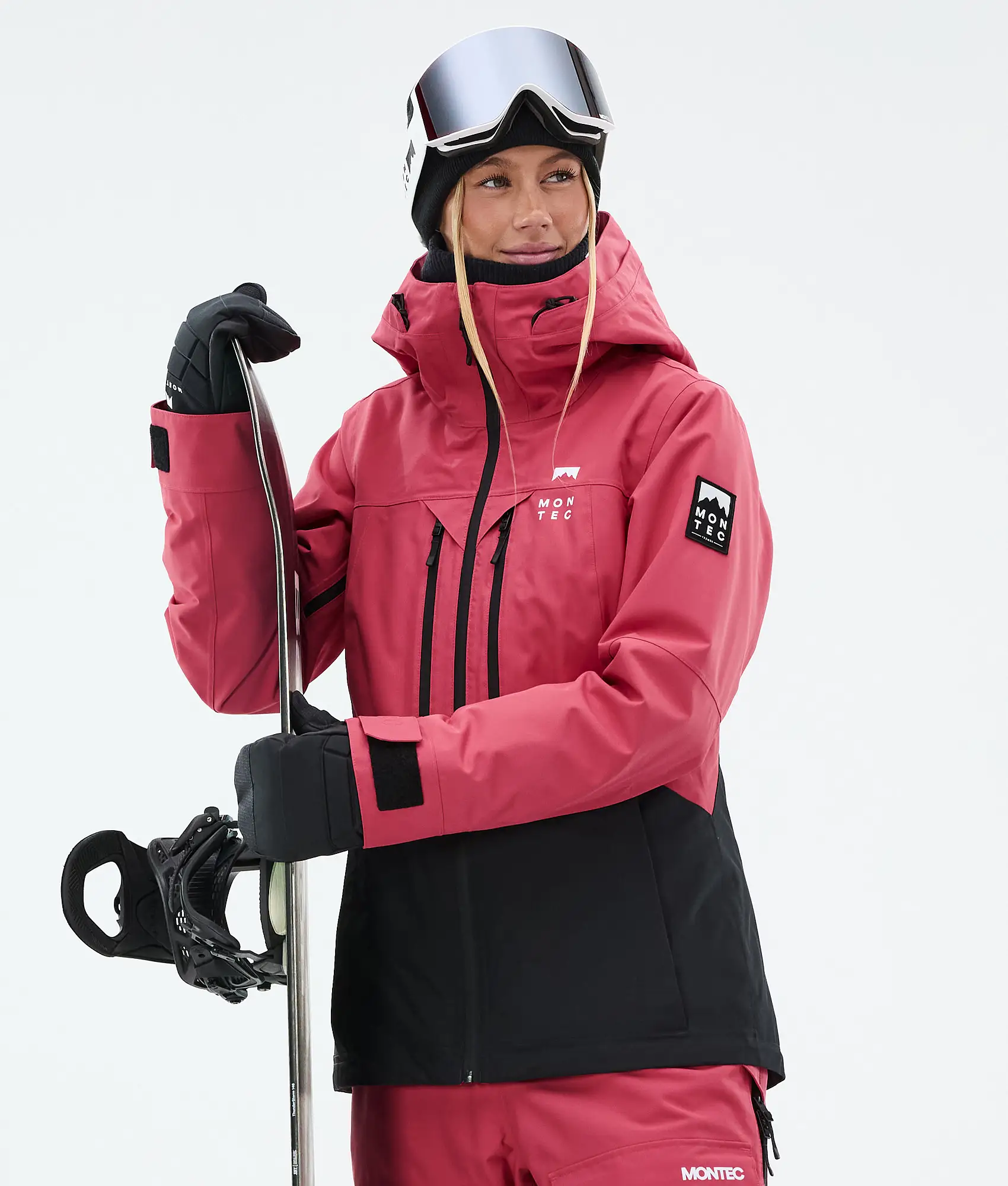 Moss W Snowboard Jacket Women Light Red/Black Renewed
