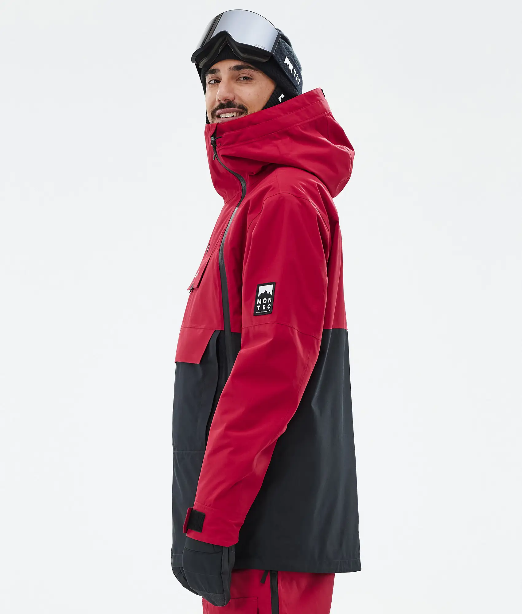 Doom Ski Jacket Men Deep Red/Black