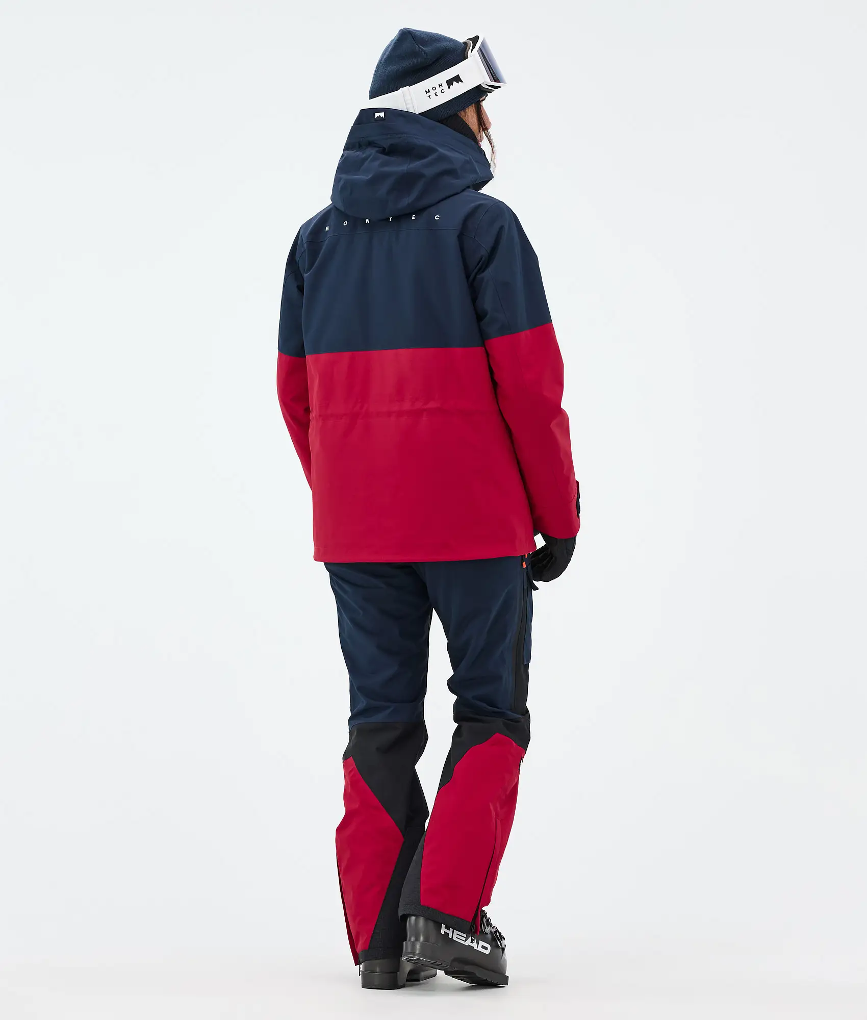 Doom W Ski Jacket Women Dark Blue/Black/Deep Red