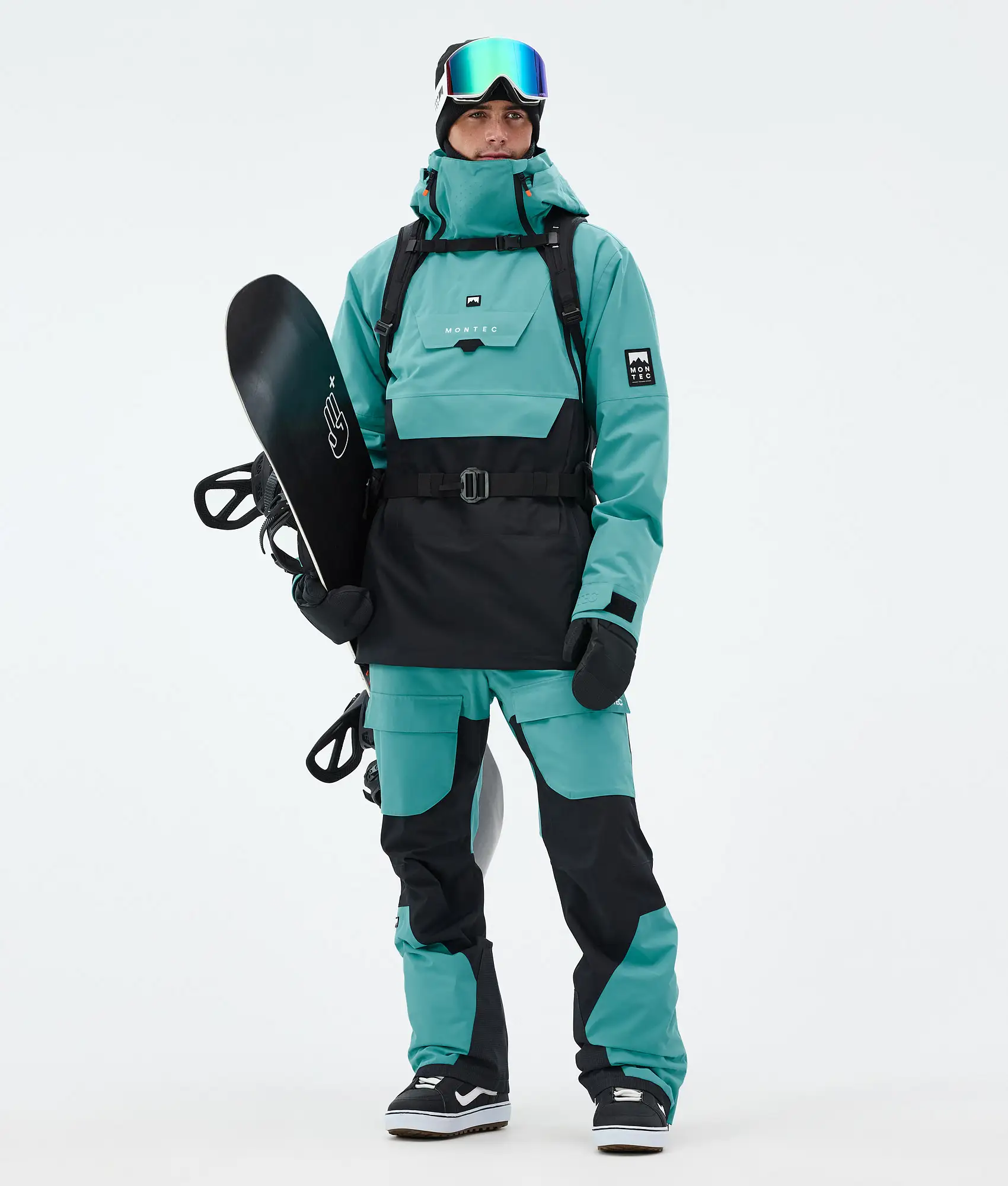 Doom Snowboard Jacket Men Turquoise/Black