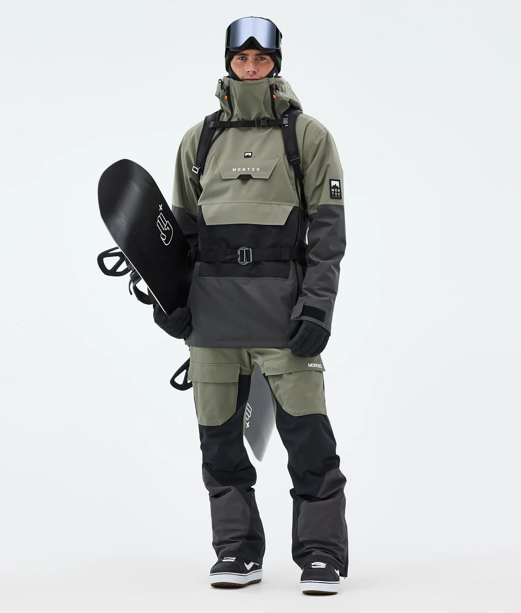 Doom Snowboard Jacket Men Greenish/Black/Phantom