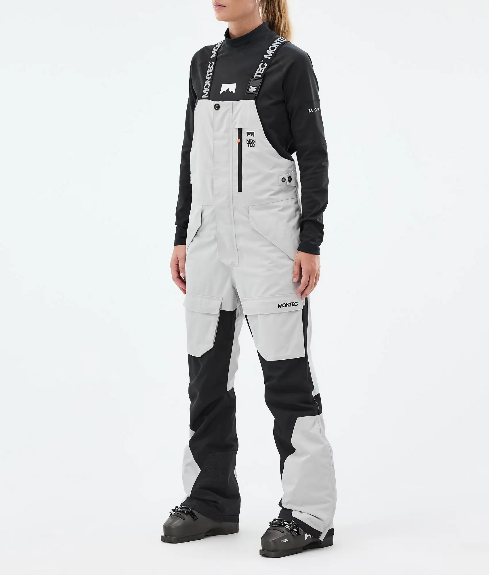 Fawk W Ski Pants Women Light Grey/Black