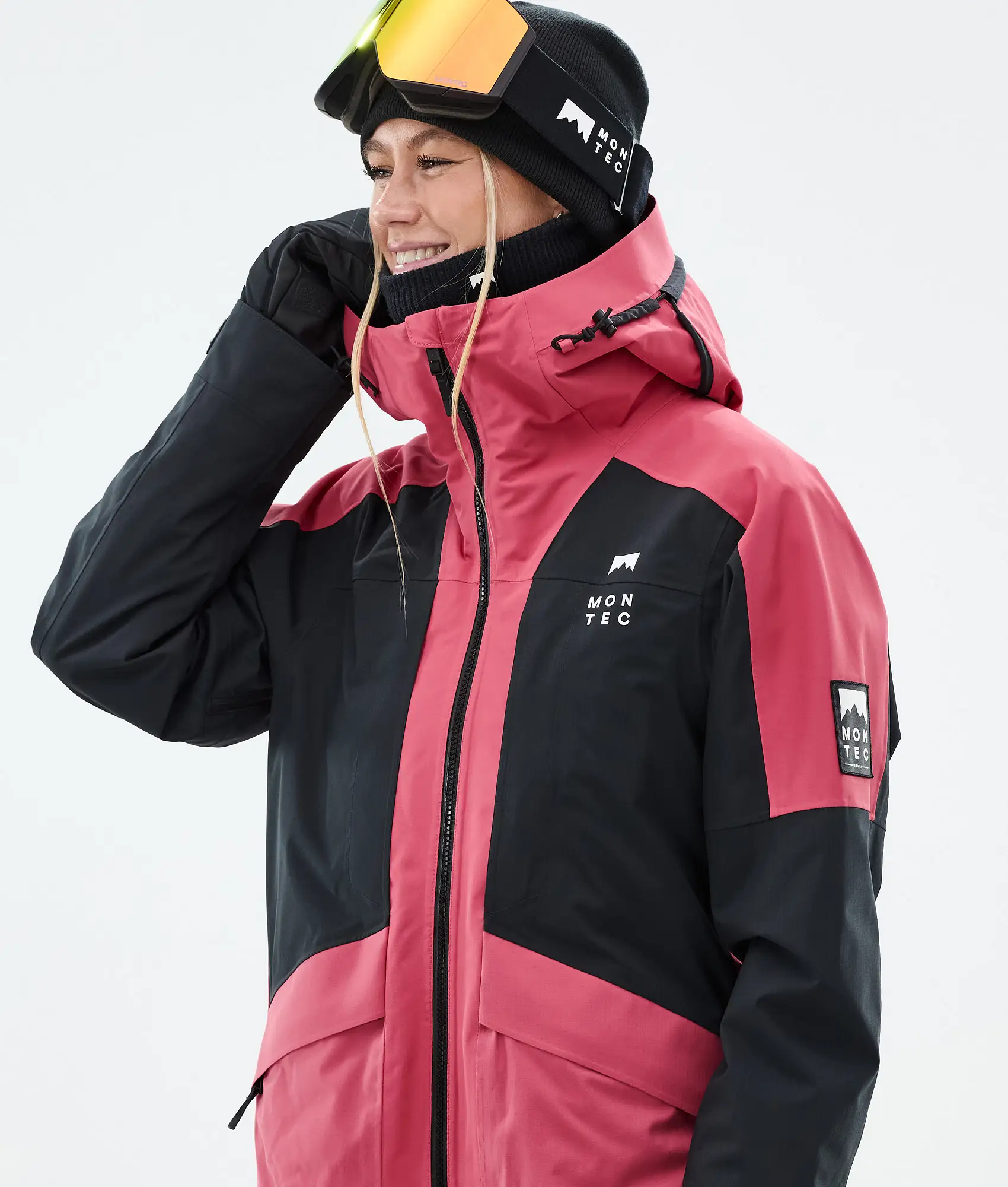 Morpheus W Snowboard Jacket Women Light Red/Black