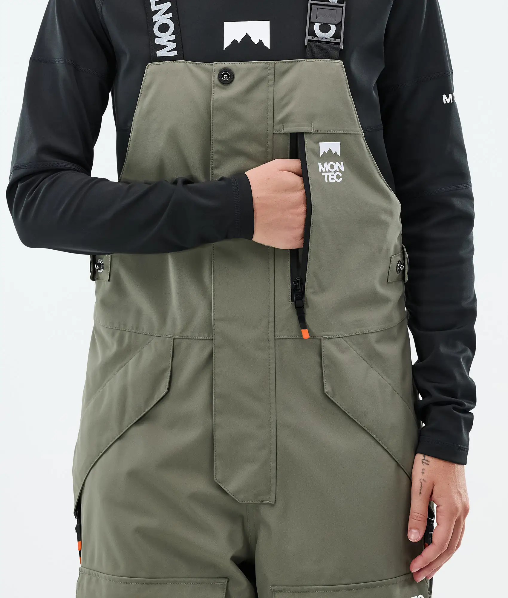 Fawk W Ski Pants Women Greenish/Black