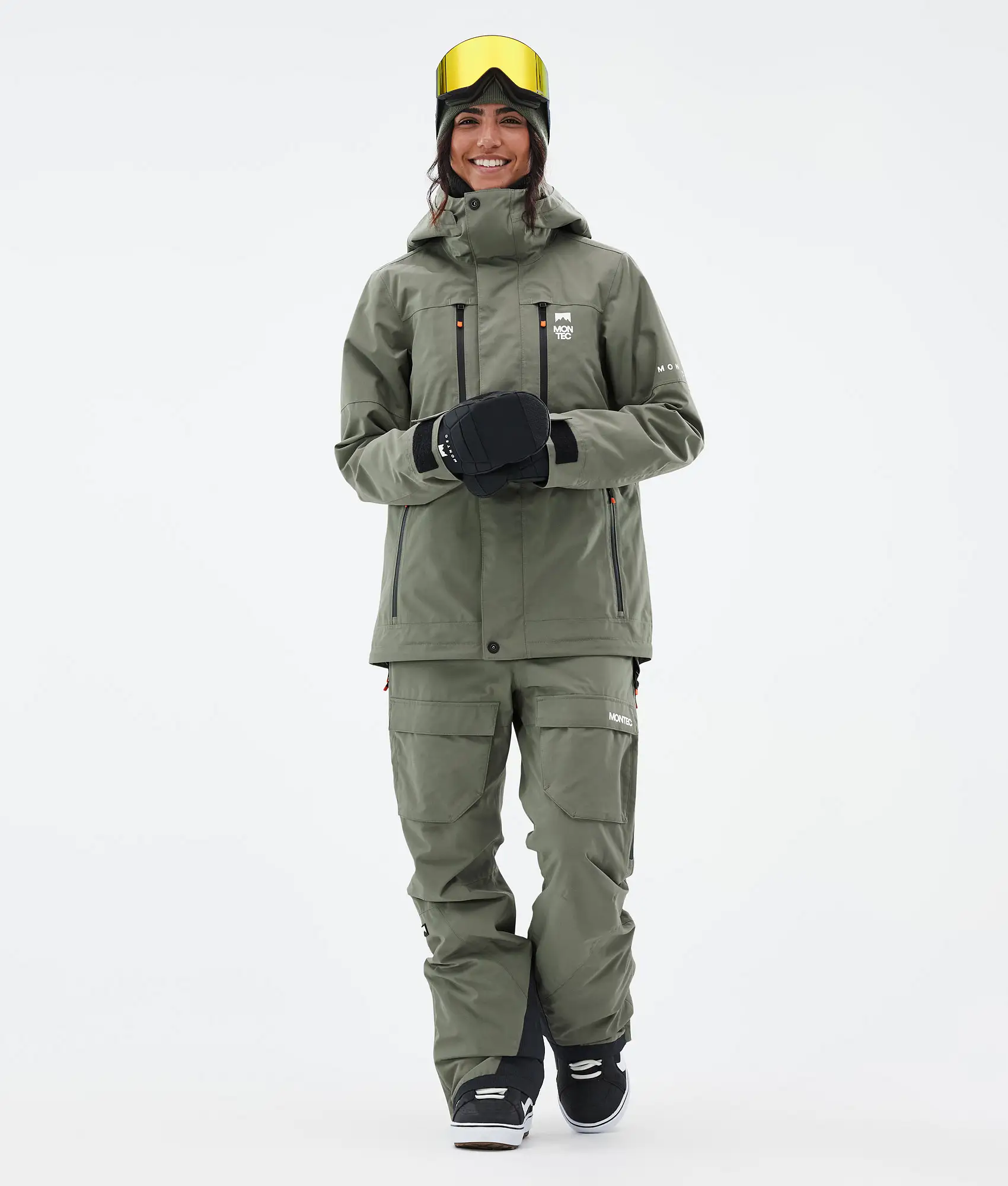 Fawk W Snowboard Jacket Women Greenish Renewed