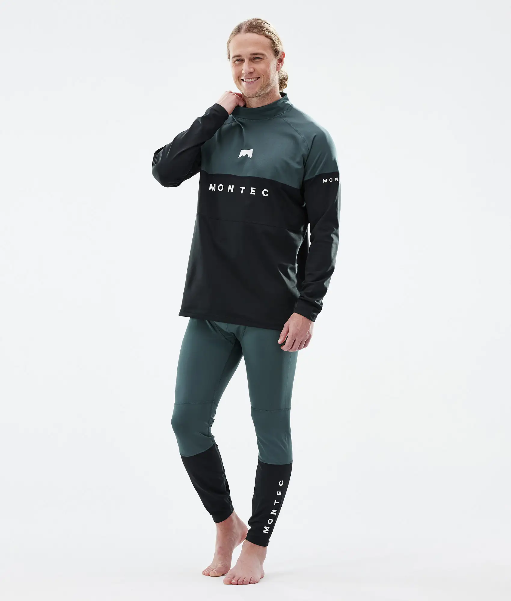 Alpha Base Layer Pant Men Dark Atlantic/Black