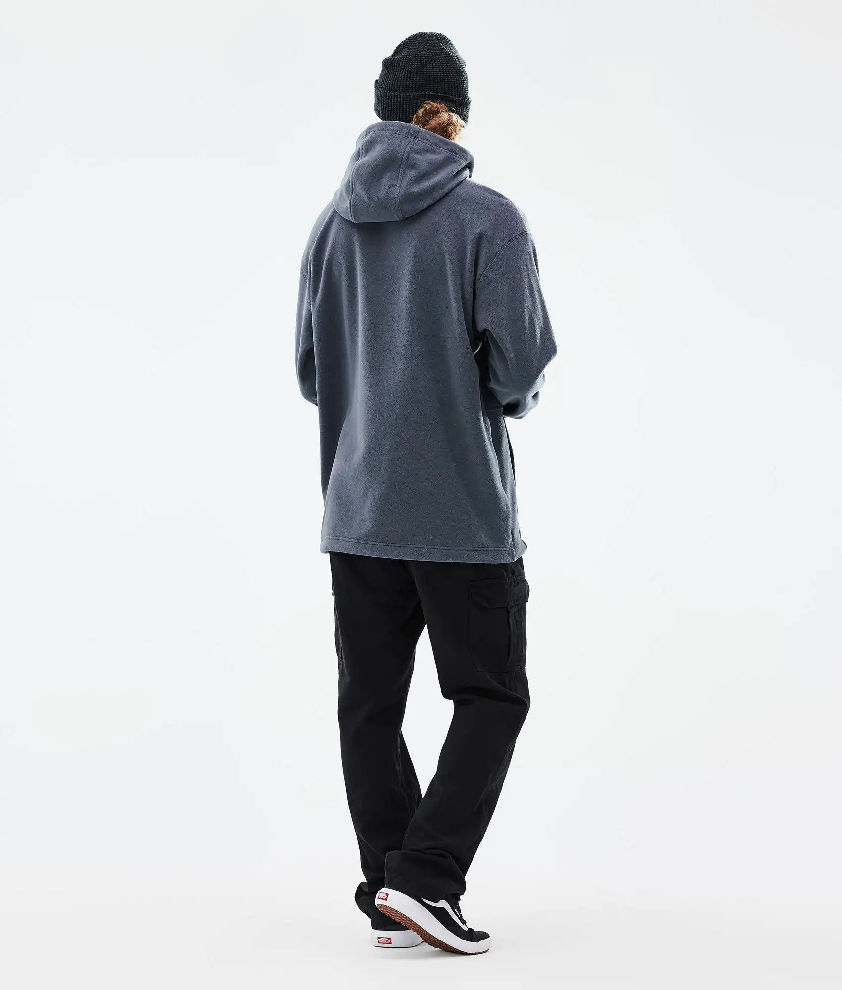 Delta Fleece Hoodie Men Metal Blue