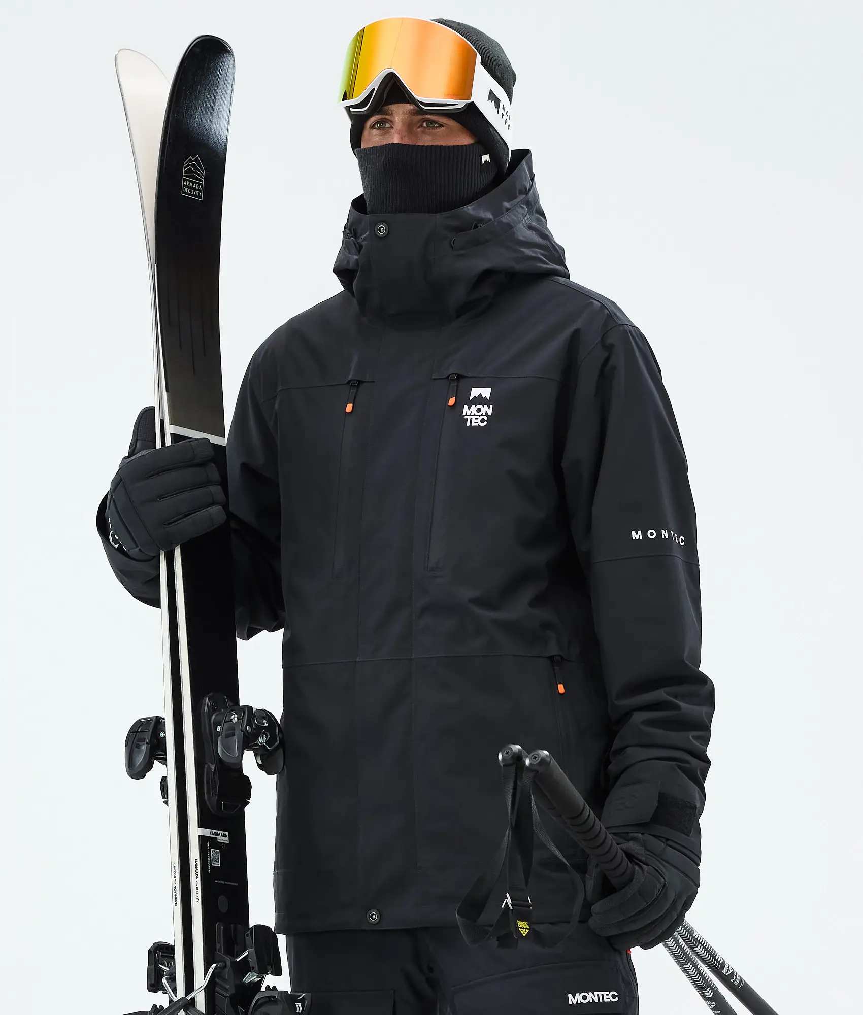 Fawk Ski Jacket Men Black